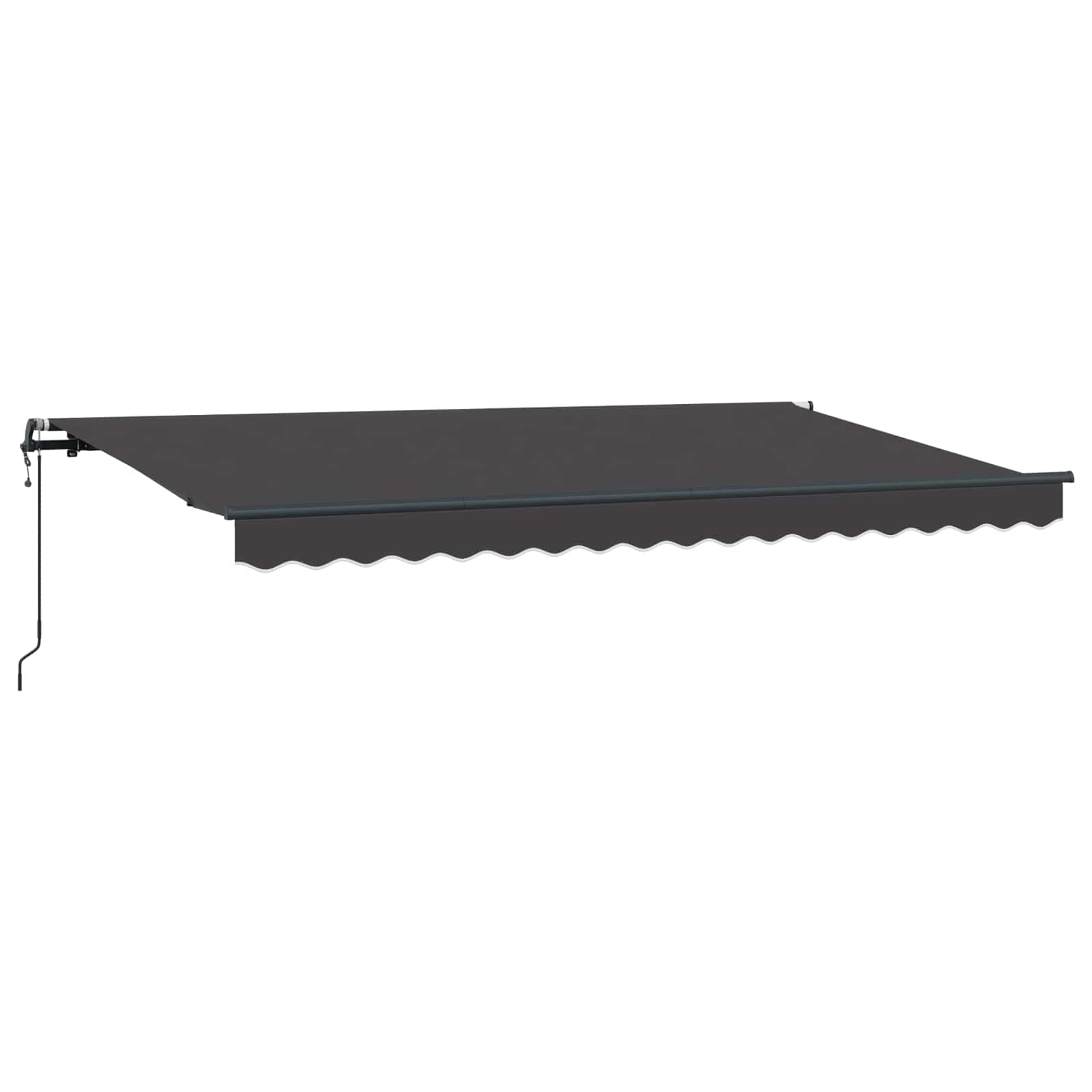 Kokkuvolditav varikatus Antratsiit 350 x 200 cm kangas