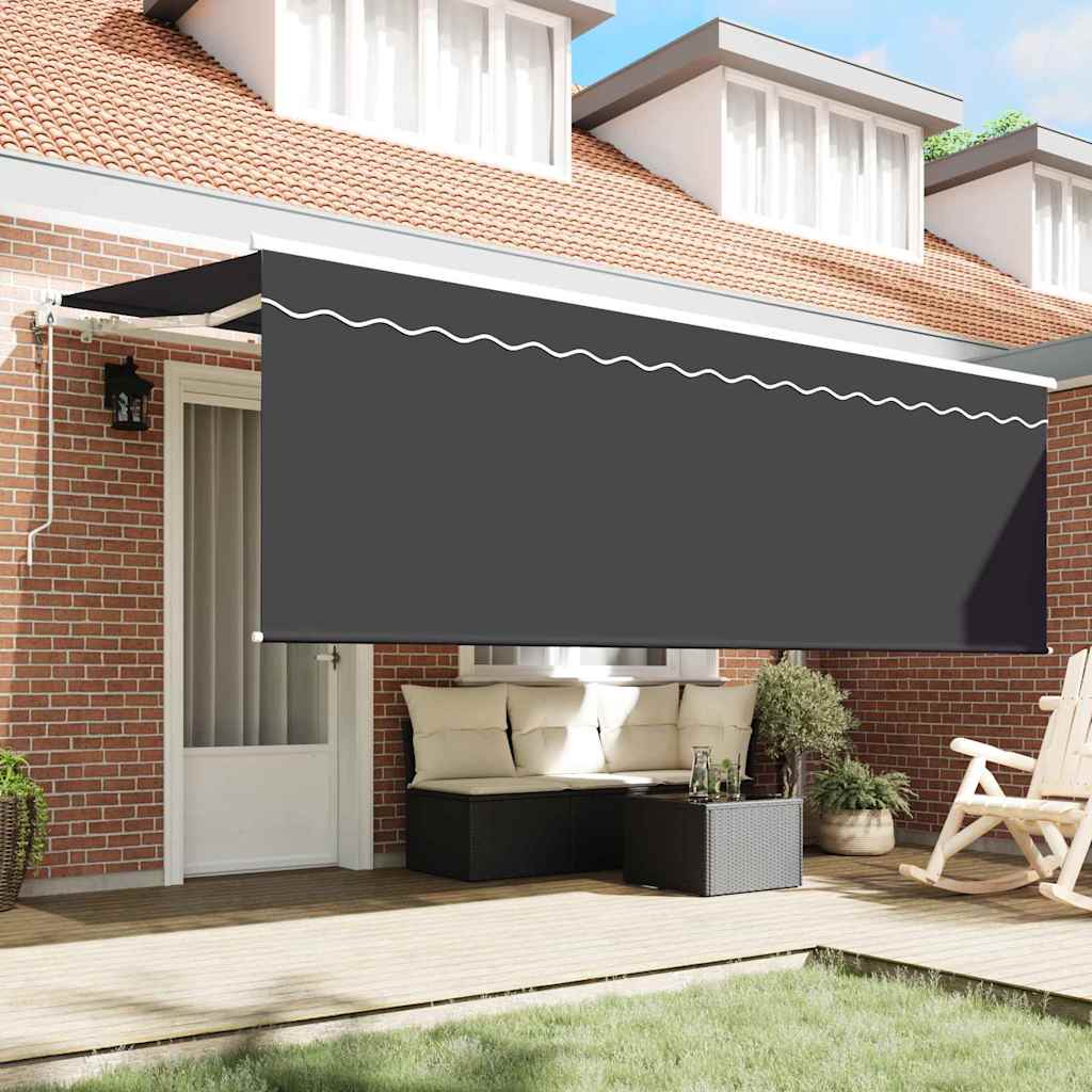 Kokkuvolditav varikatus Antratsiit 350 x 200 cm