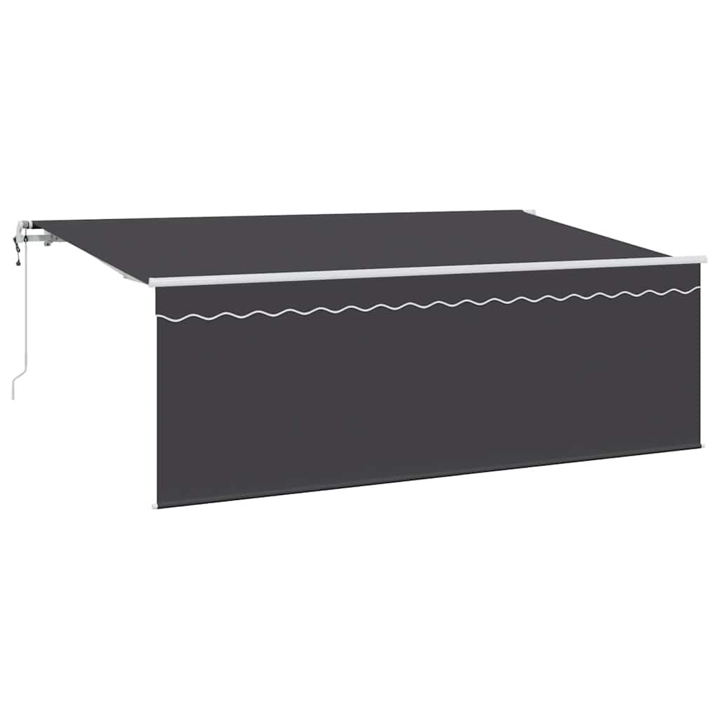 Kokkuvolditav varikatus Antratsiit 350 x 200 cm