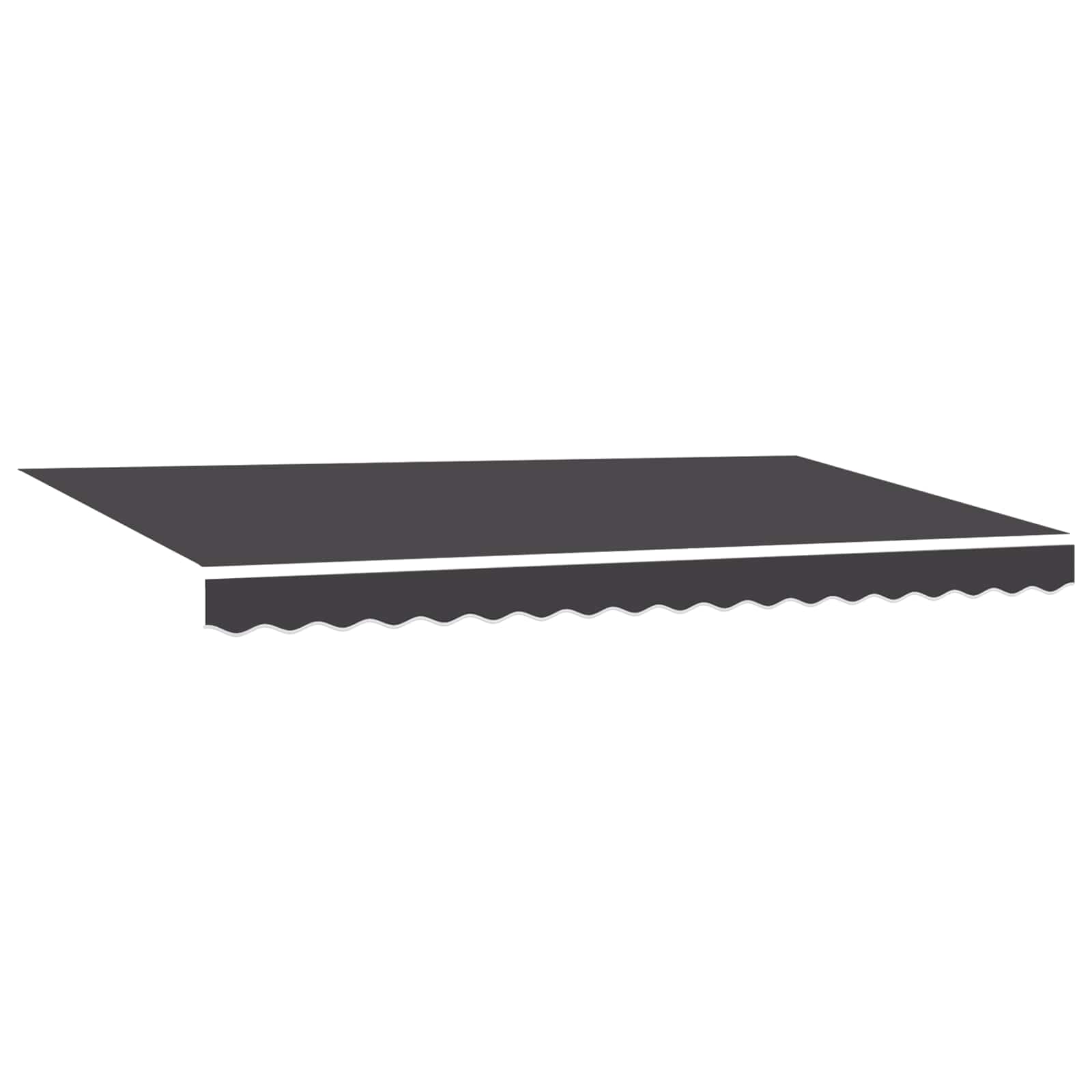 Kokkuvolditav varikatus Antratsiit 350 x 200 cm