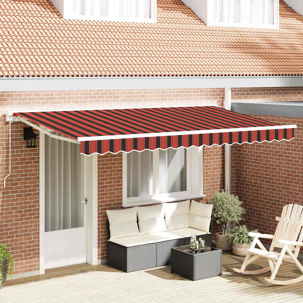 Kailastud raam Oranž ja Must 350 x 200 cm Polüester PU-kattega