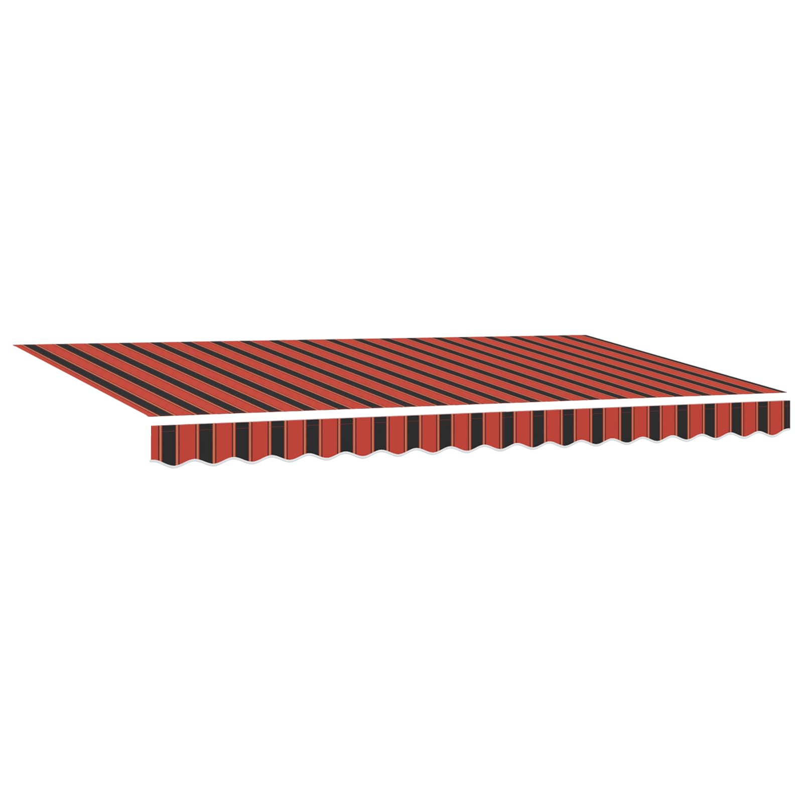 Kokkuvolditav varikatus Oranž 350 x 200 cm kangas