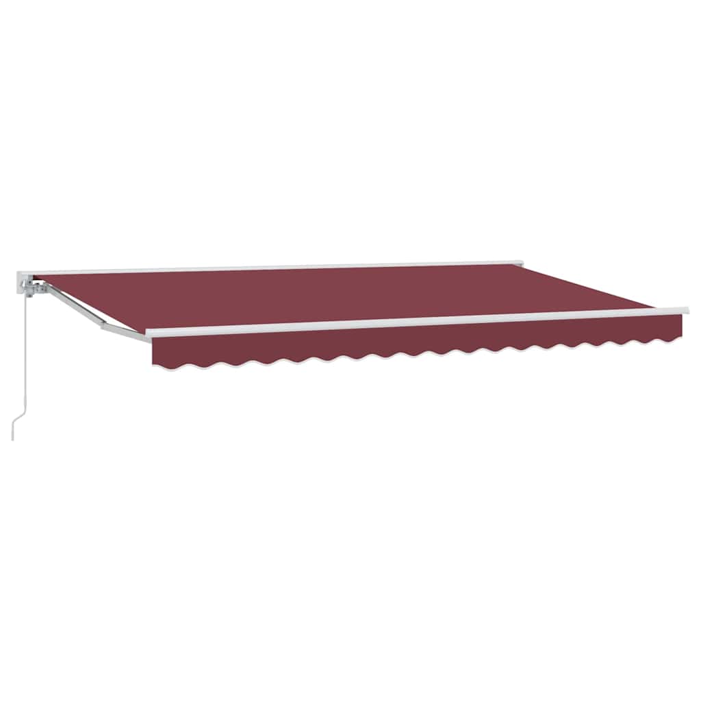 Kailastud raam Veinipunane 350 x 200 cm Polüester PU-kattega