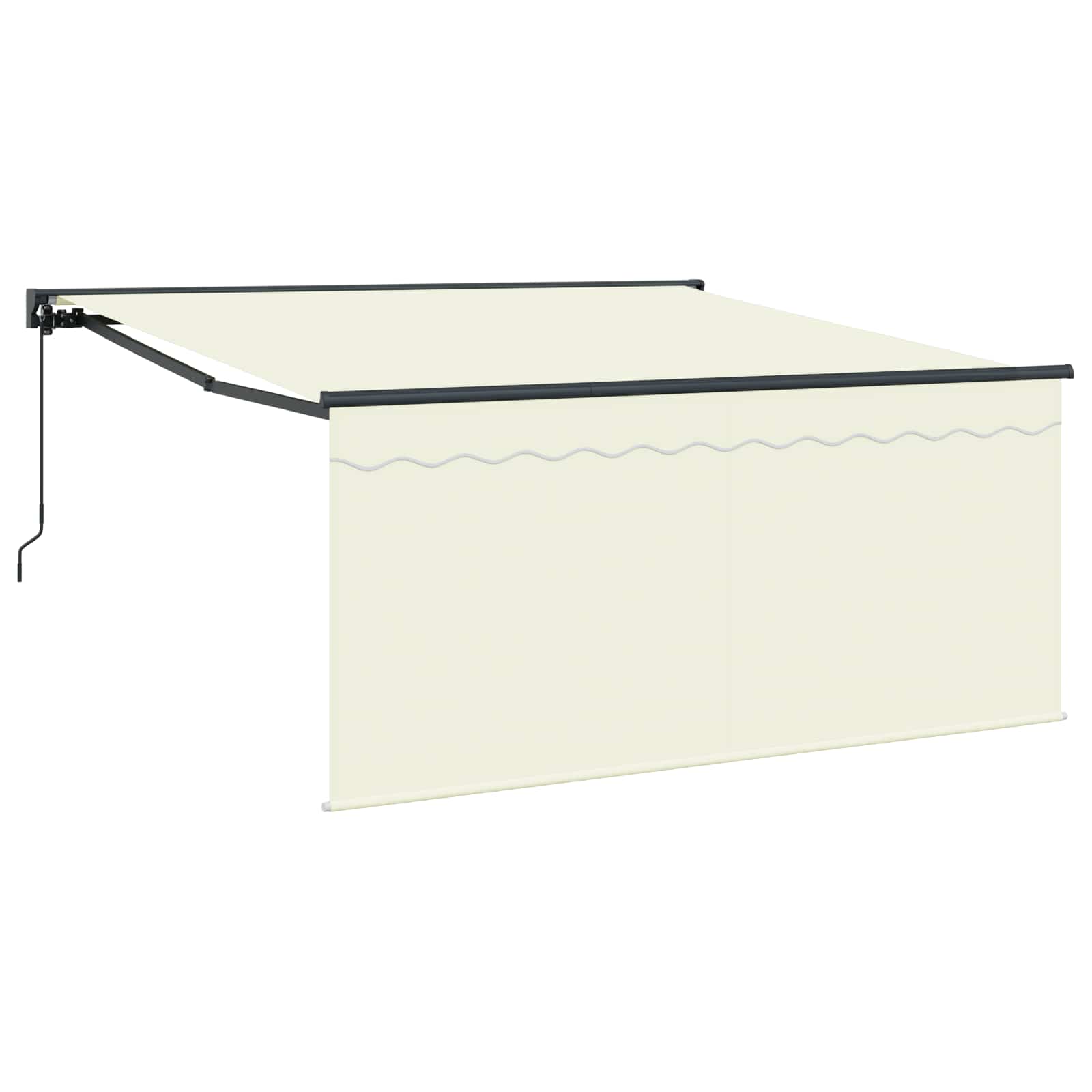 Kokkuvolditav varikatus cream 300 x 250 cm