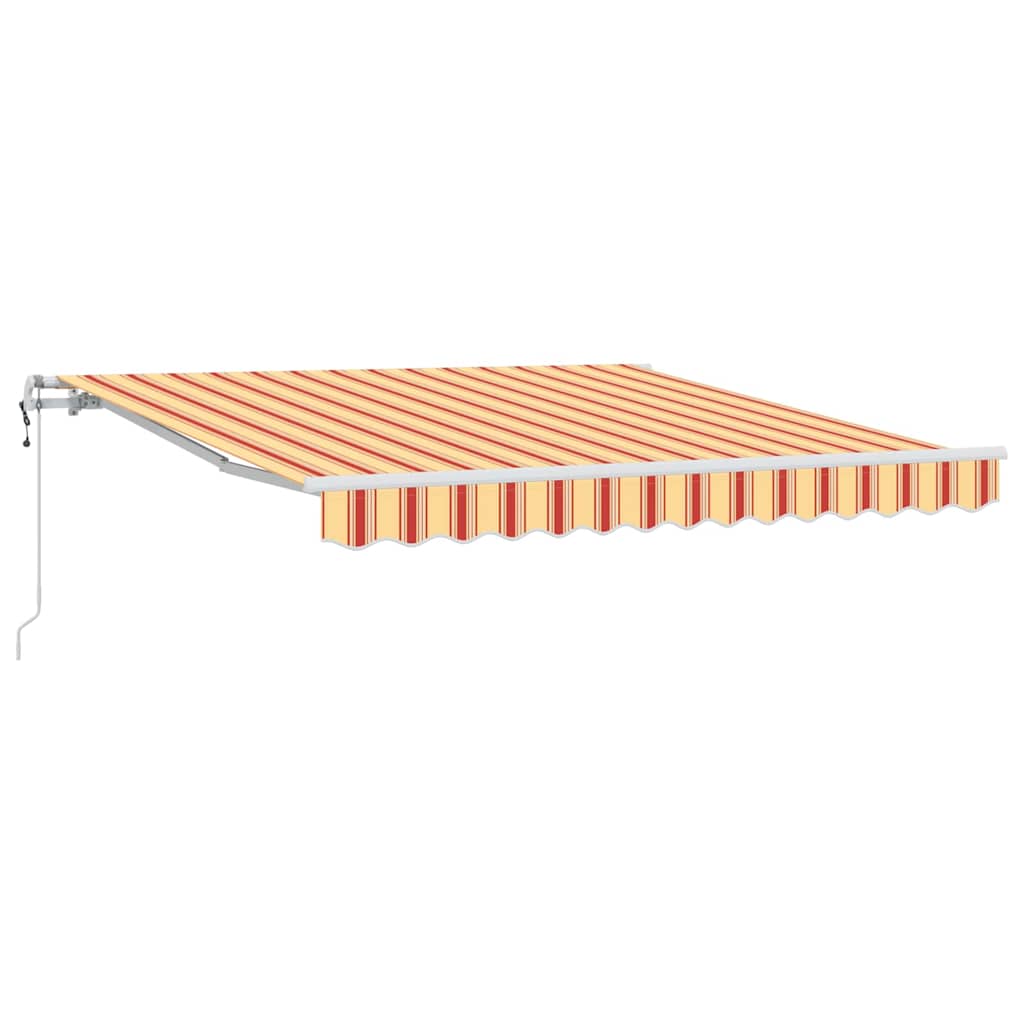 Kokkuvolditav varikatus Kollane ja oranž 300 x 250 cm