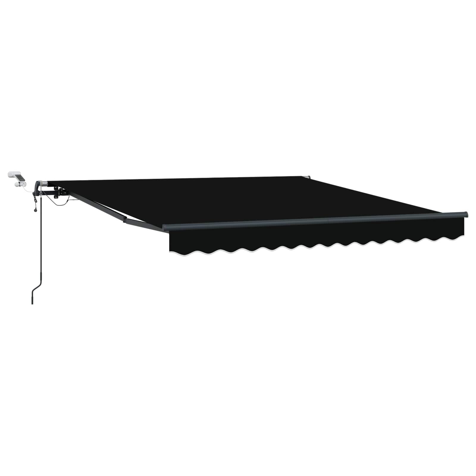 Kokkuvolditav varikatus Must 300 x 250 cm Polüester