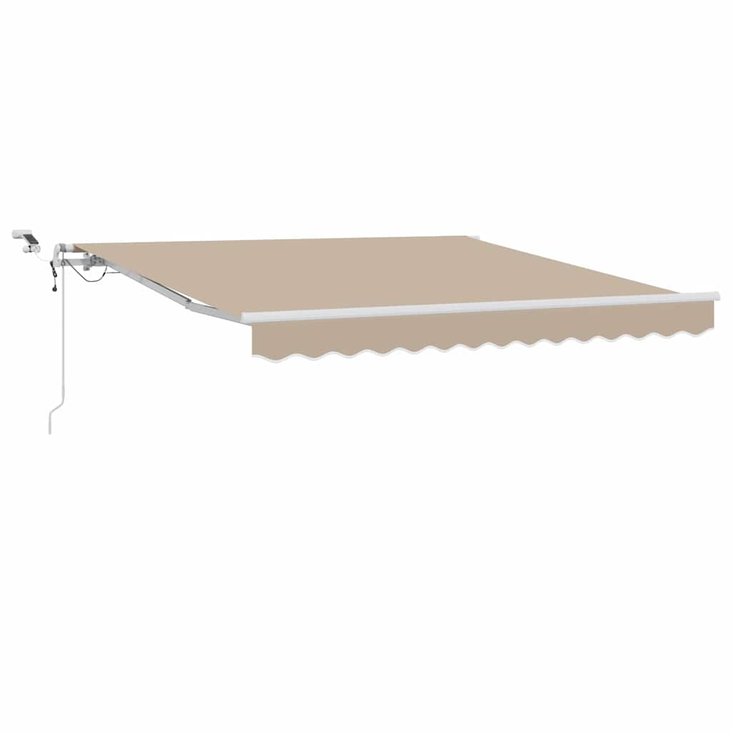 Kokkuvolditav varikatus Beež 300 x 250 cm Polüester