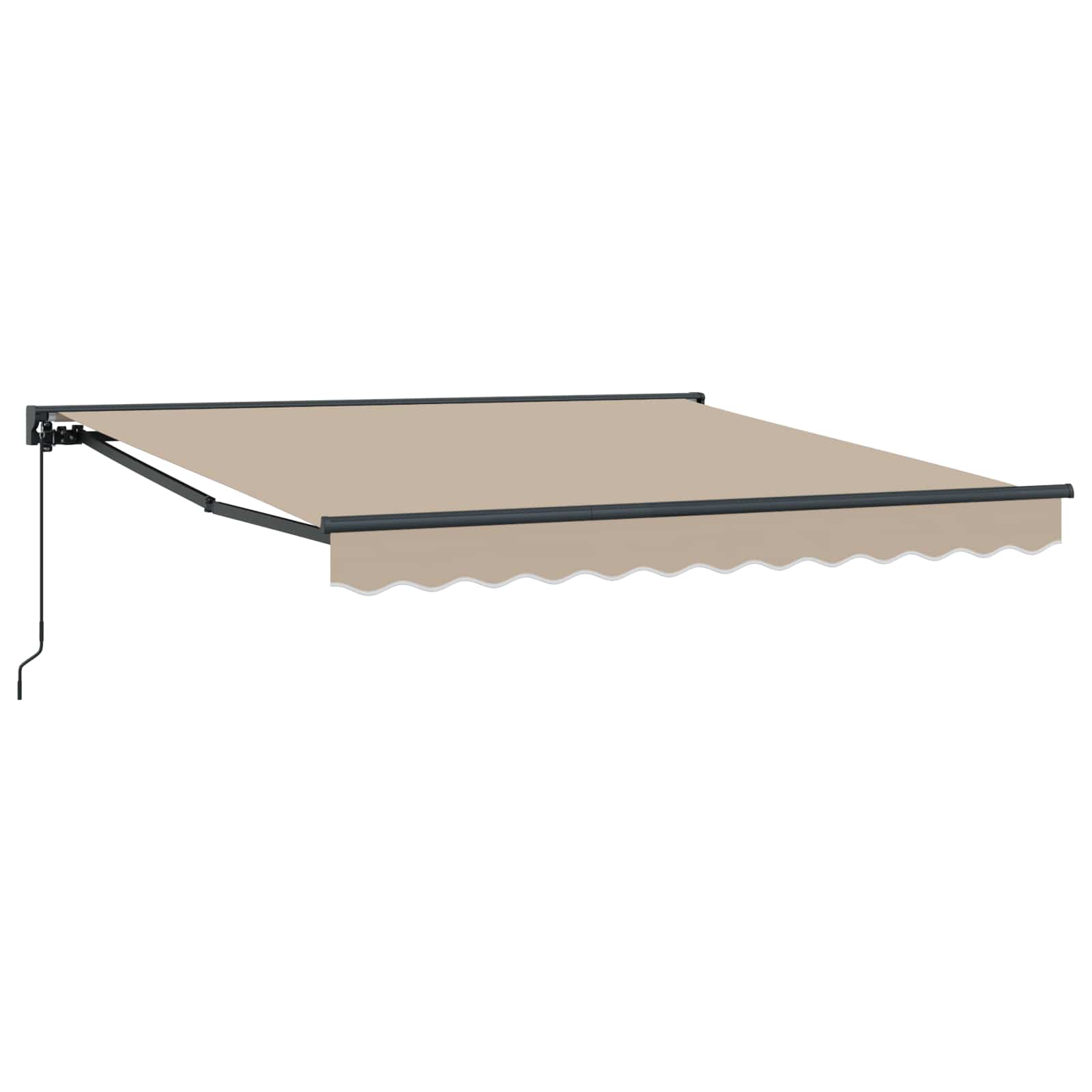 Kailastud raam Beež 300 x 250 cm Polüester PU-kattega