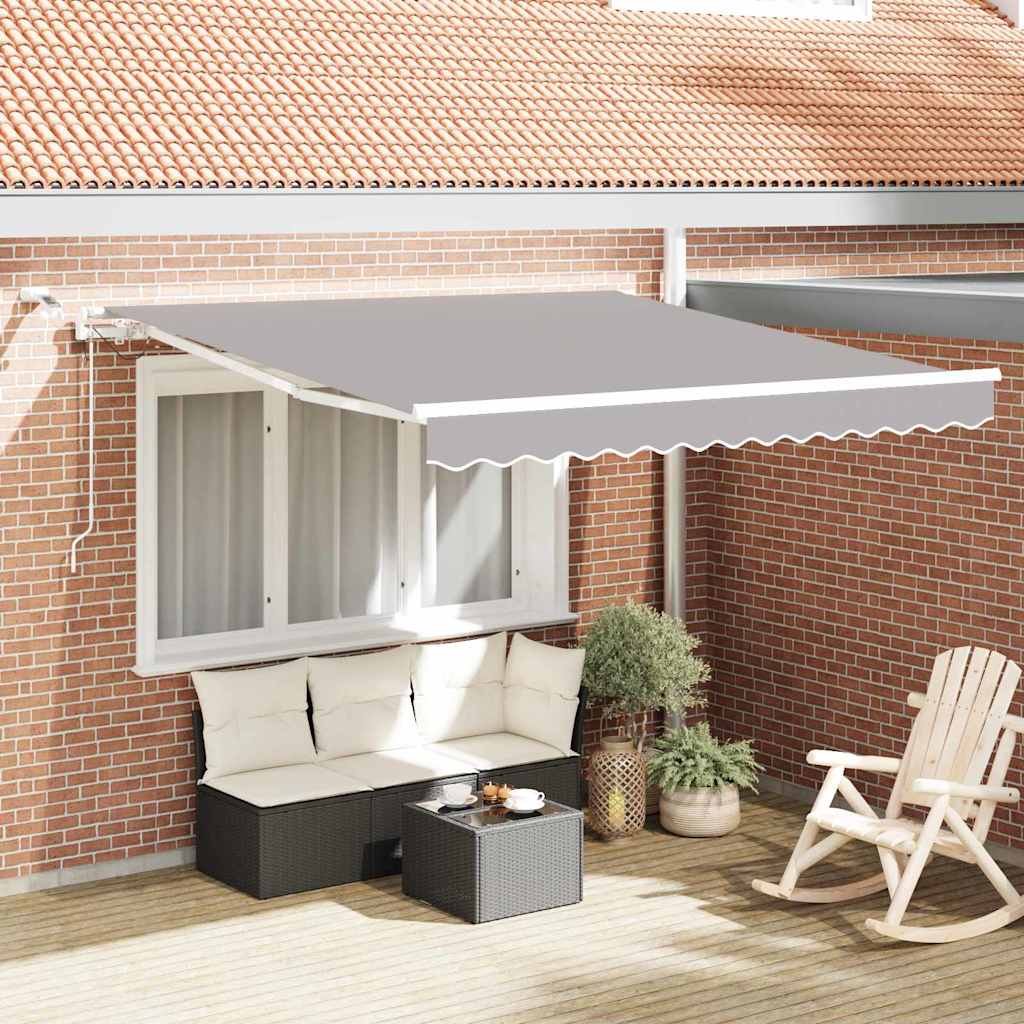 Kokkuvolditav varikatus Helehall 300 x 250 cm Polüester