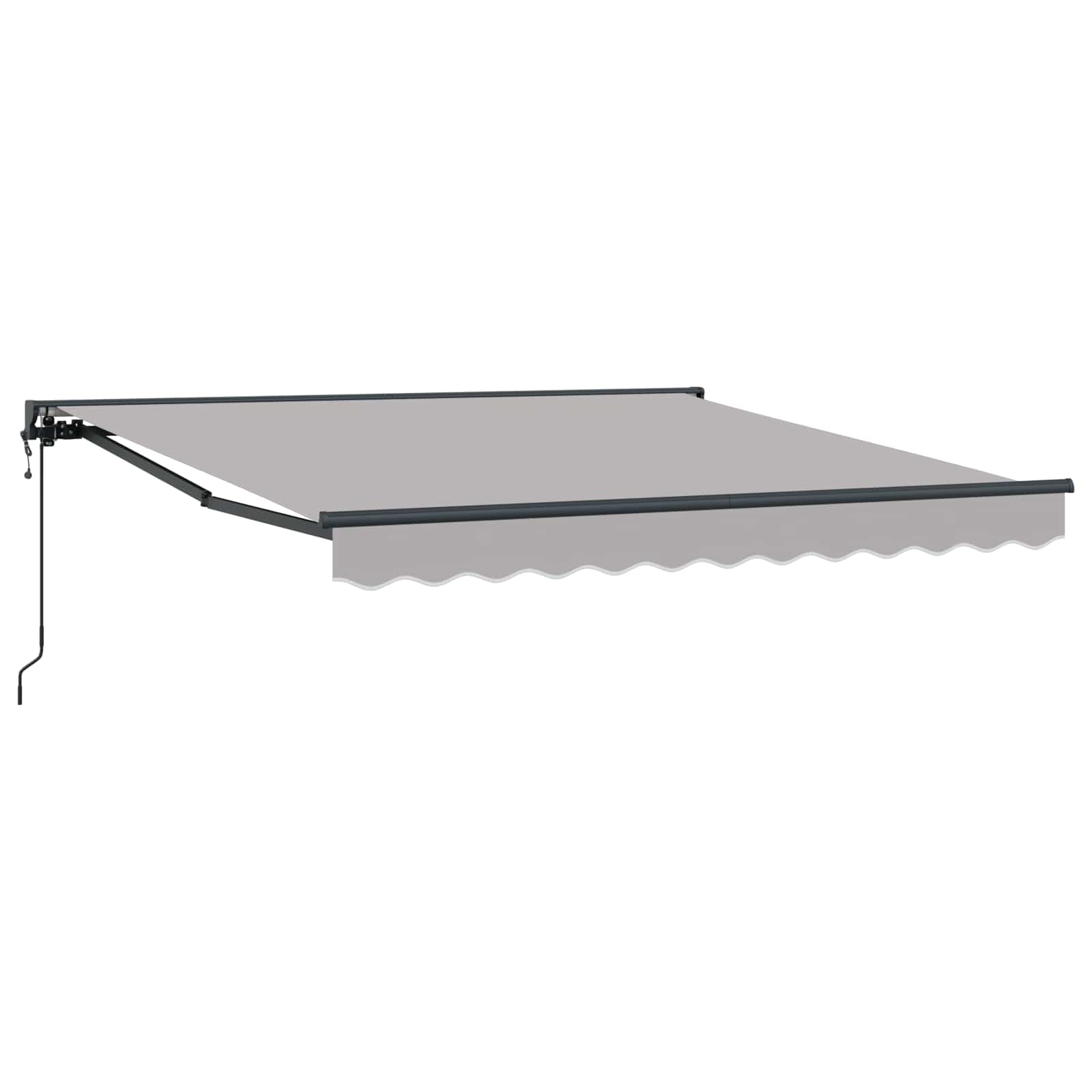 Kailastud raam Helehall 300 x 250 cm Polüester PU-kattega