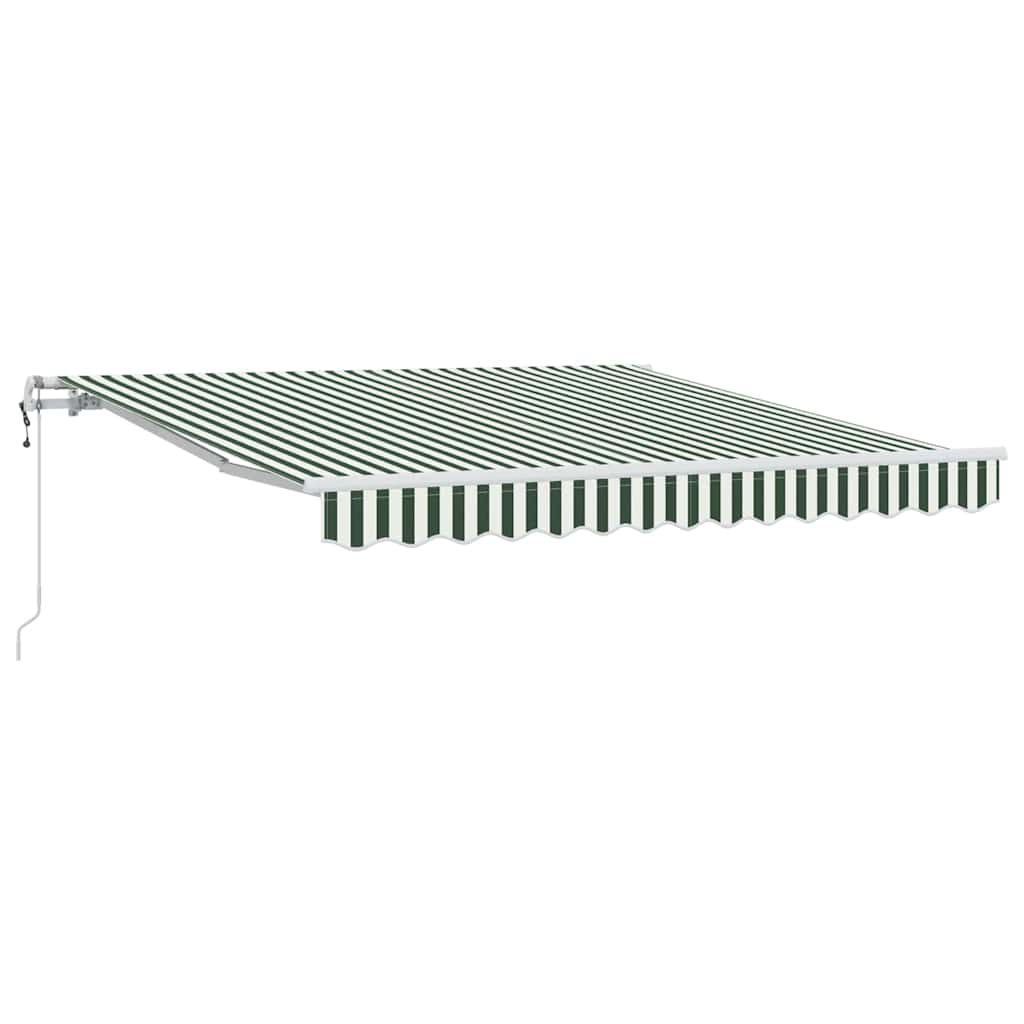 Kokkuvolditav varikatus Roheline ja Valge 300 x 250 cm