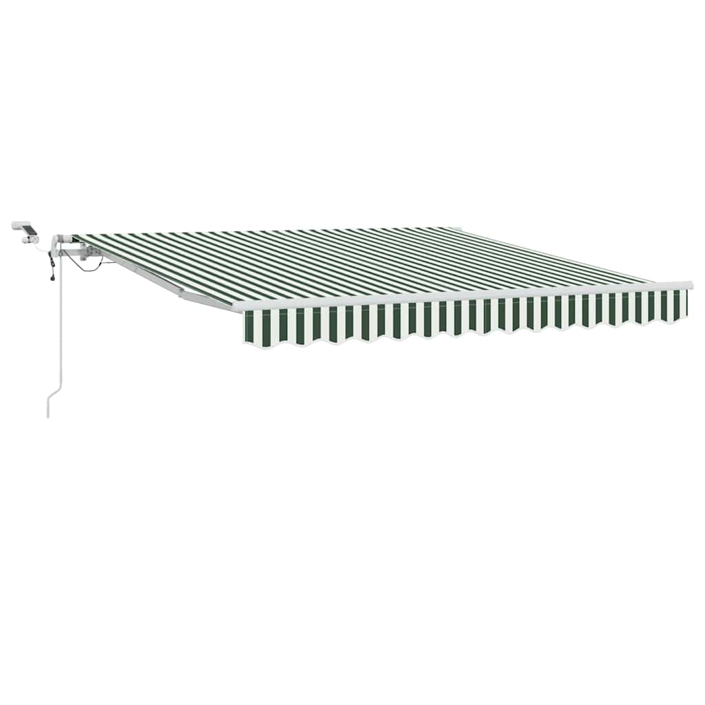 Kokkuvolditav varikatus Roheline ja Valge 300 x 250 cm