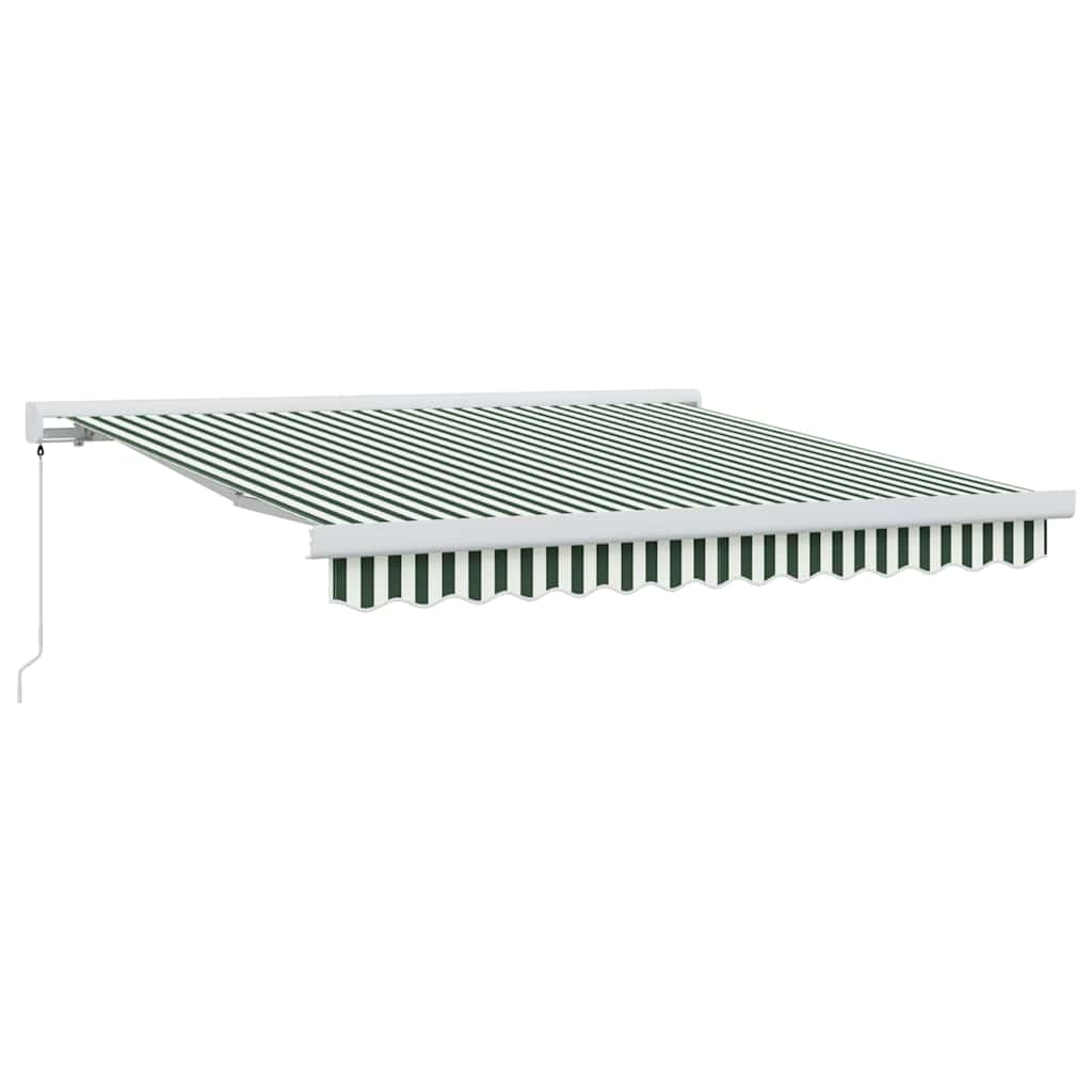 Kokkuvolditav varikatus Roheline ja Valge 300 x 250 cm