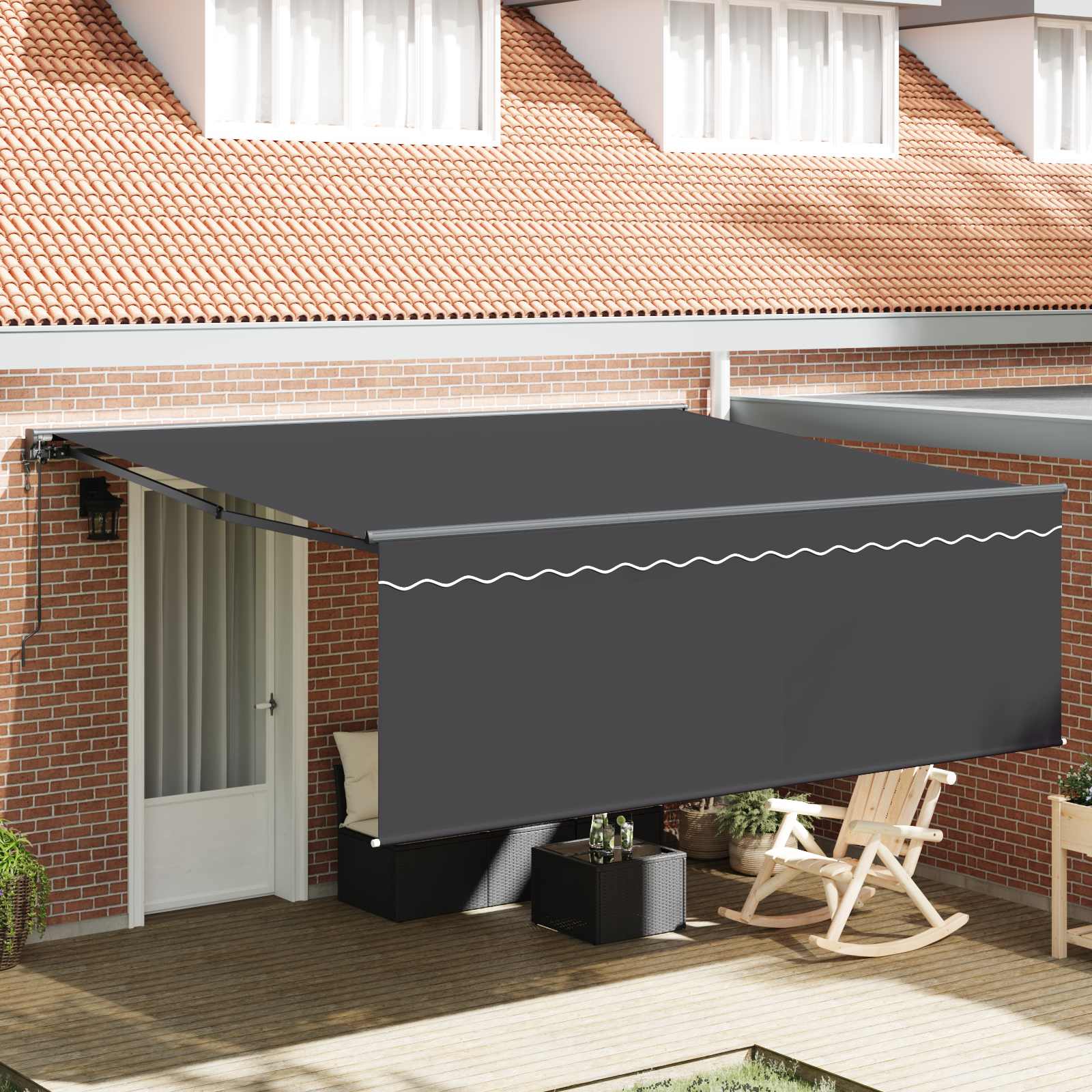 Kailastud raam Kollane ja Valge 350 x 250 cm