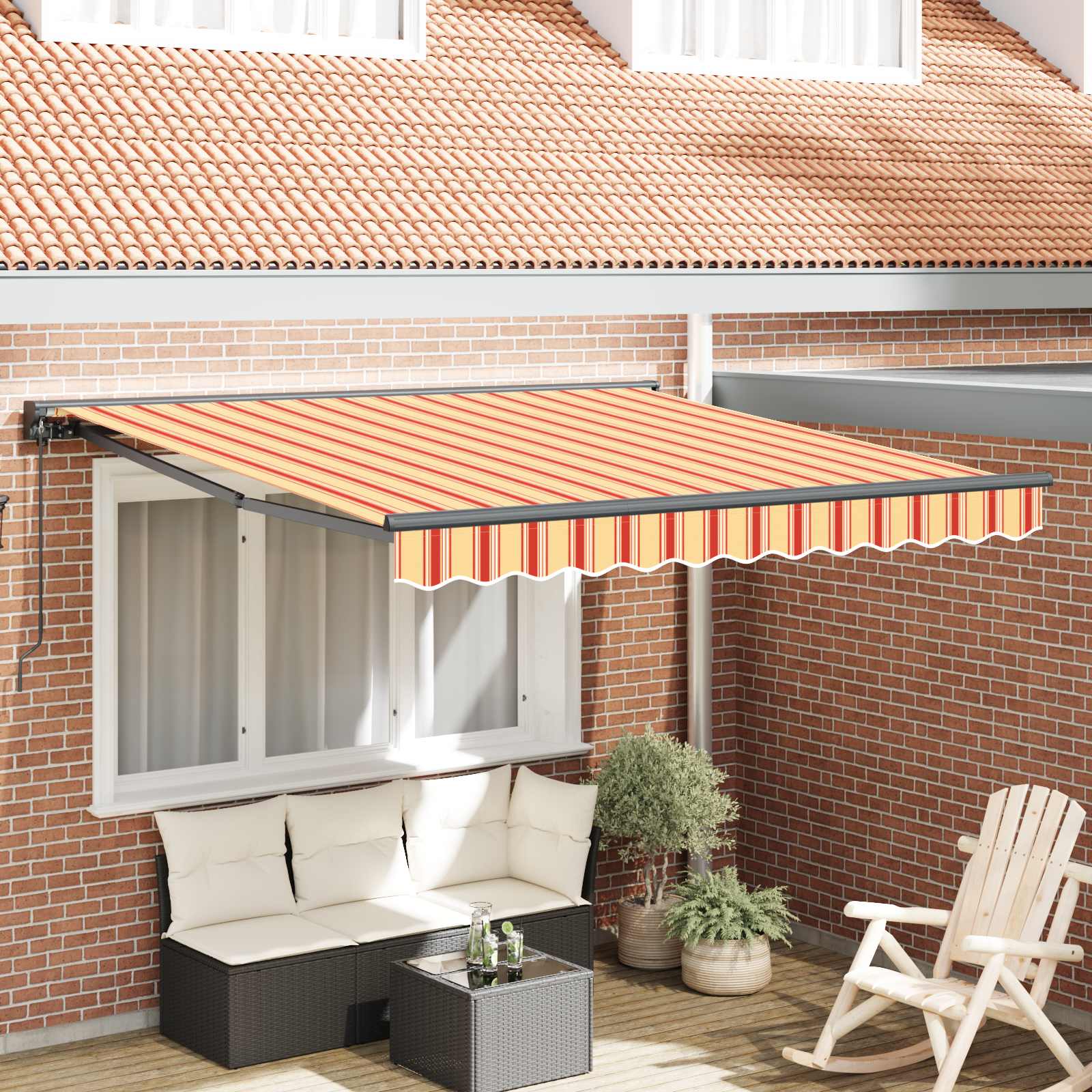 Kailastud raam Mitmevärviline 350 x 250 cm Polüester PU-kattega