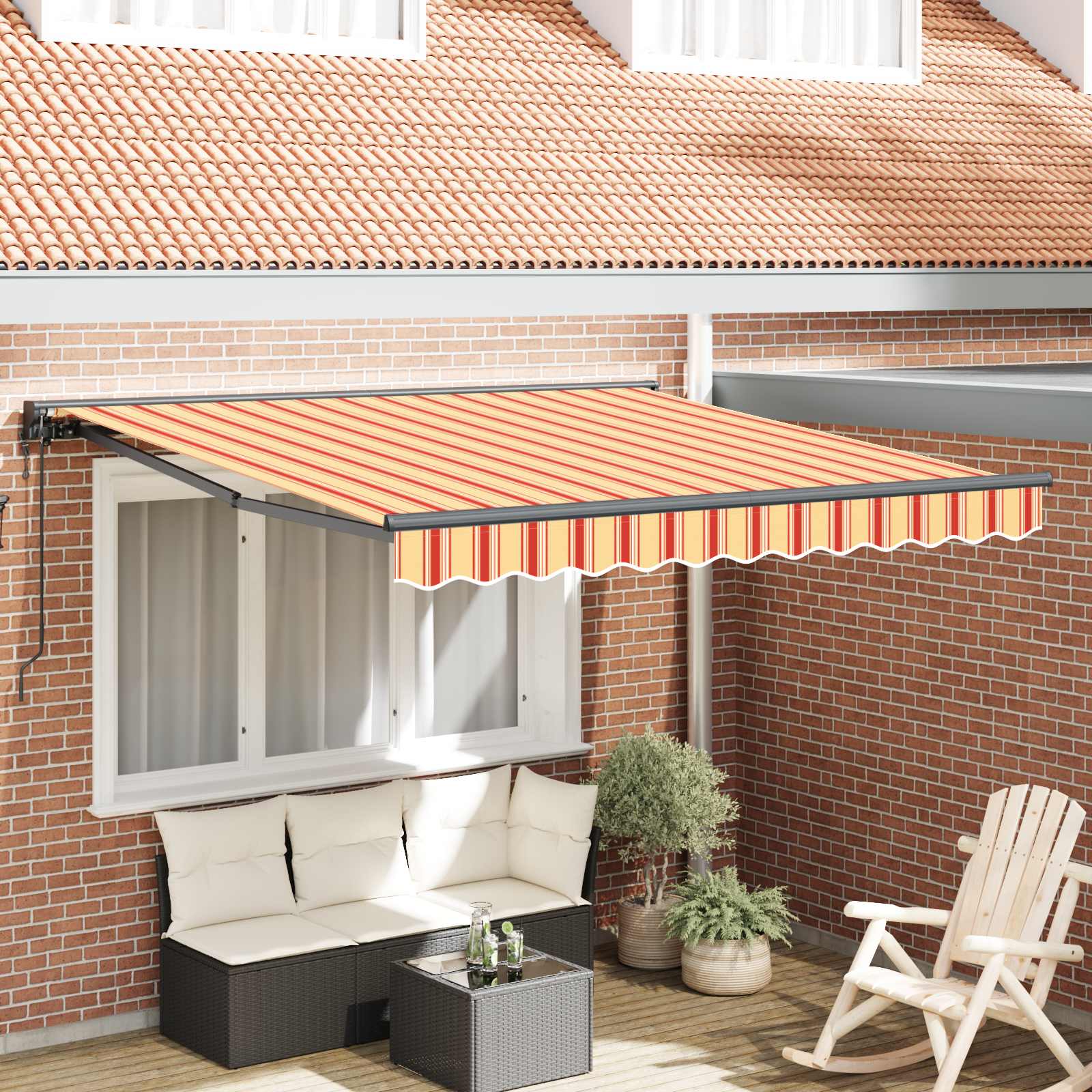 Kailastud raam Mitmevärviline 350 x 250 cm Polüester PU-kattega