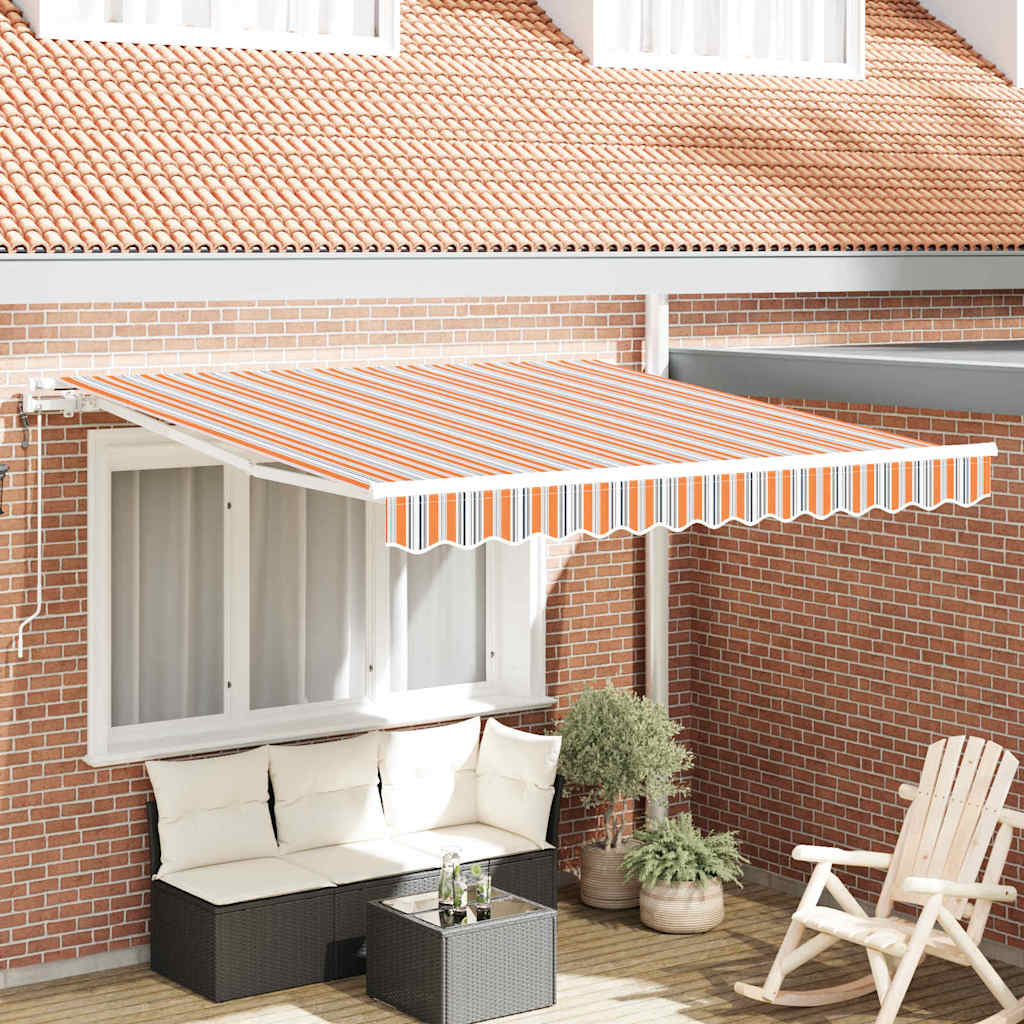 Kokkuvolditav varikatus Mitmevärviline 350 x 250 cm