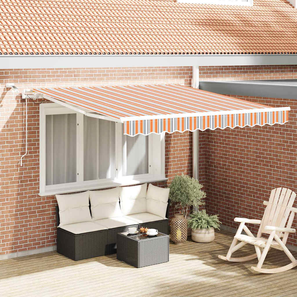 Kokkuvolditav varikatus Mitmevärviline 350 x 250 cm Polüester