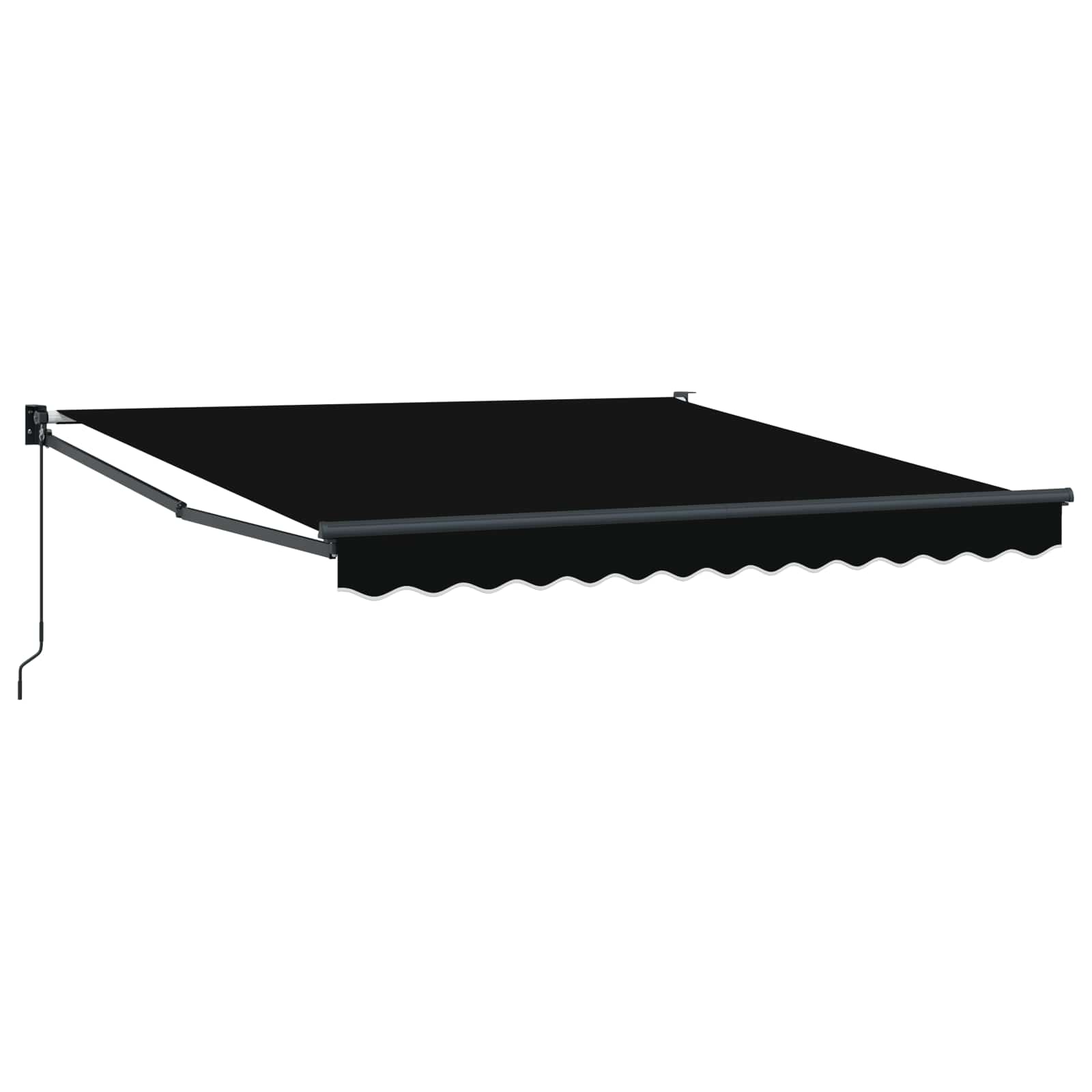 Kokkuvolditav varikatus Must 350 x 250 cm