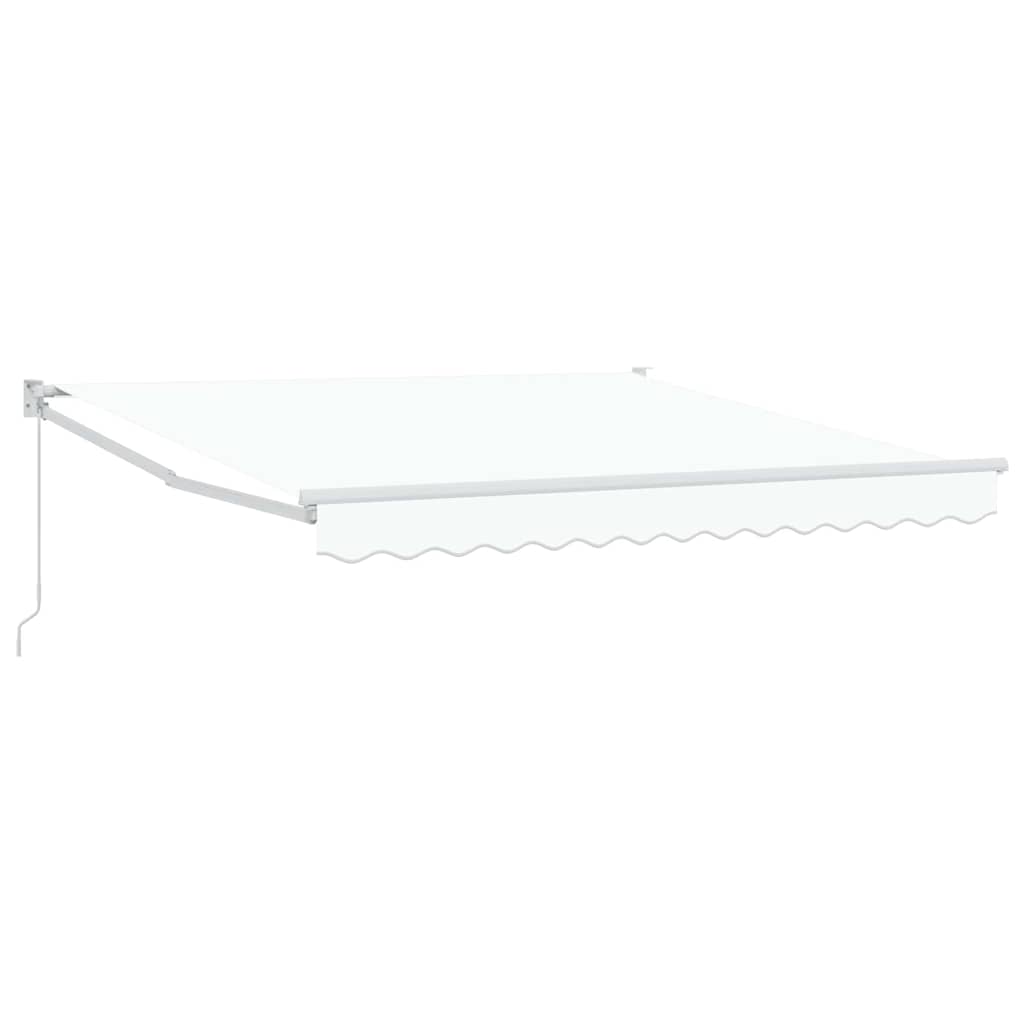 Kokkuvolditav varikatus Valge 350 x 250 cm