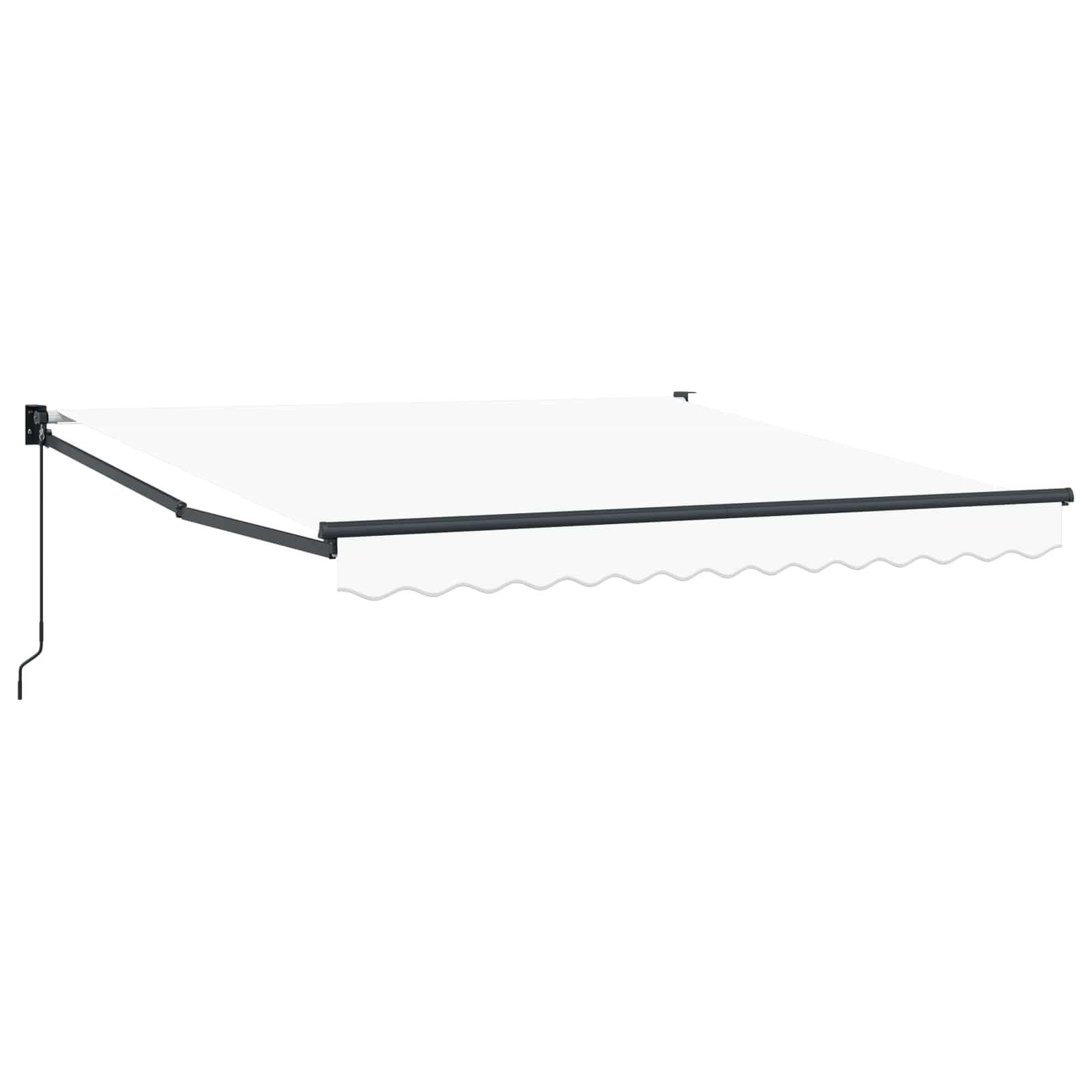 Kokkuvolditav varikatus Valge 350 x 250 cm