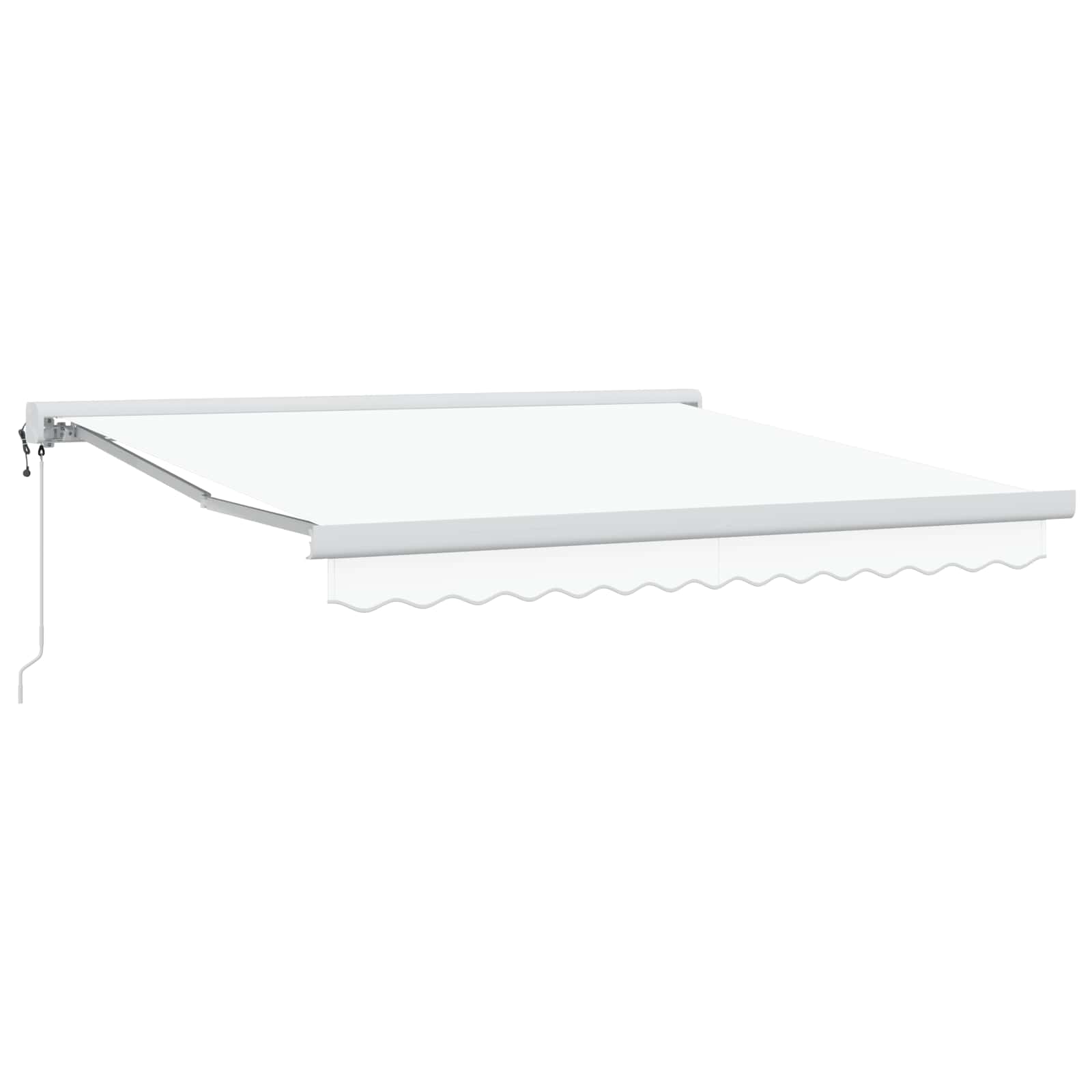 Kokkuvolditav varikatus Valge 350 x 250 x 165 cm