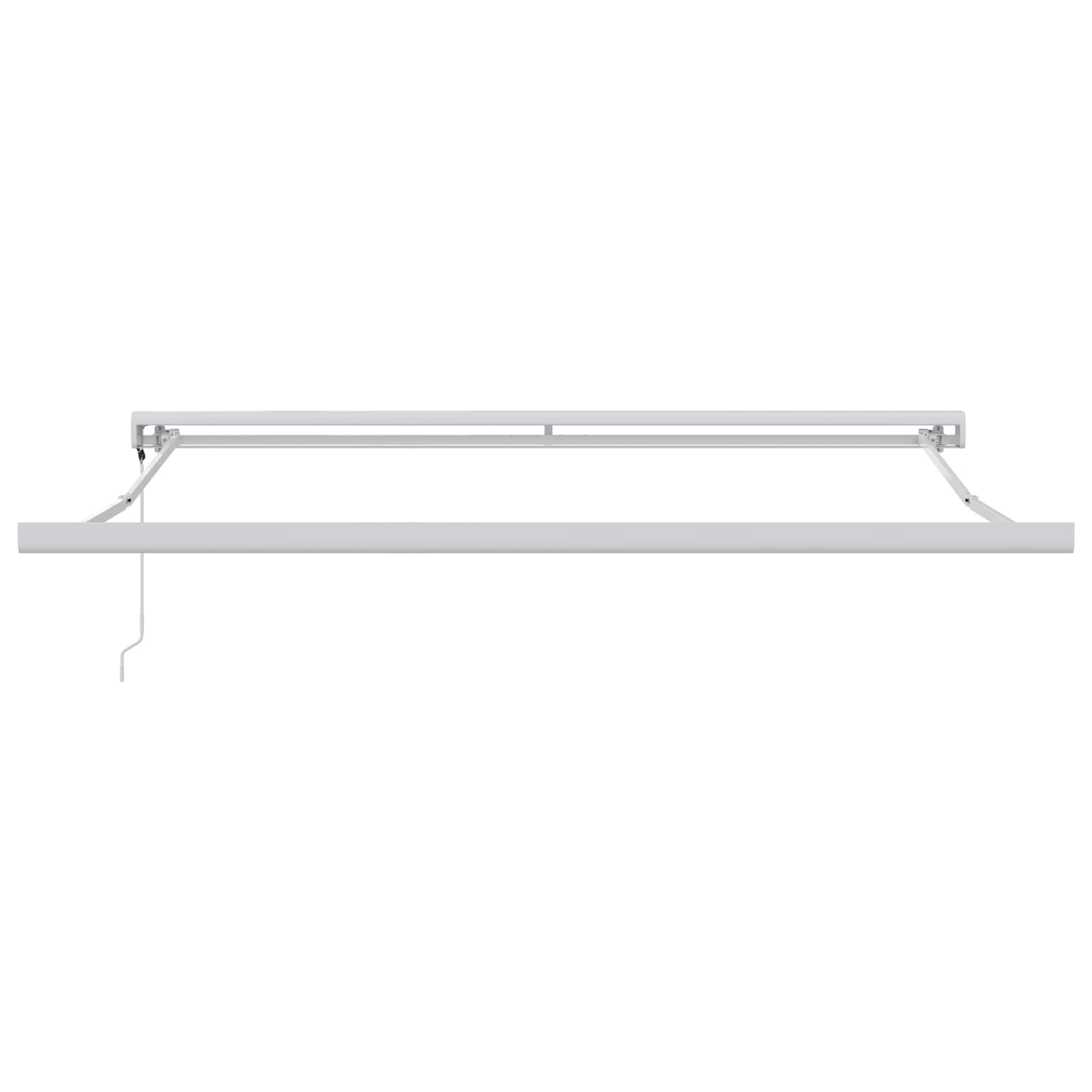 Kokkuvolditav varikatus Valge 350 x 250 x 165 cm