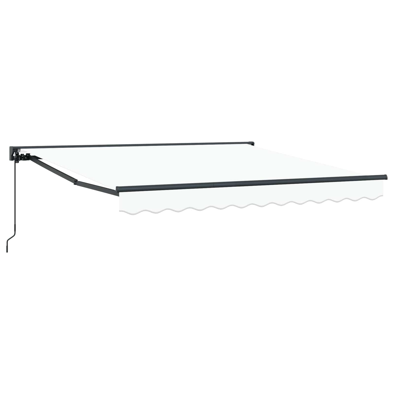 Kailastud raam Valge 350 x 250 cm Polüester PU-kattega