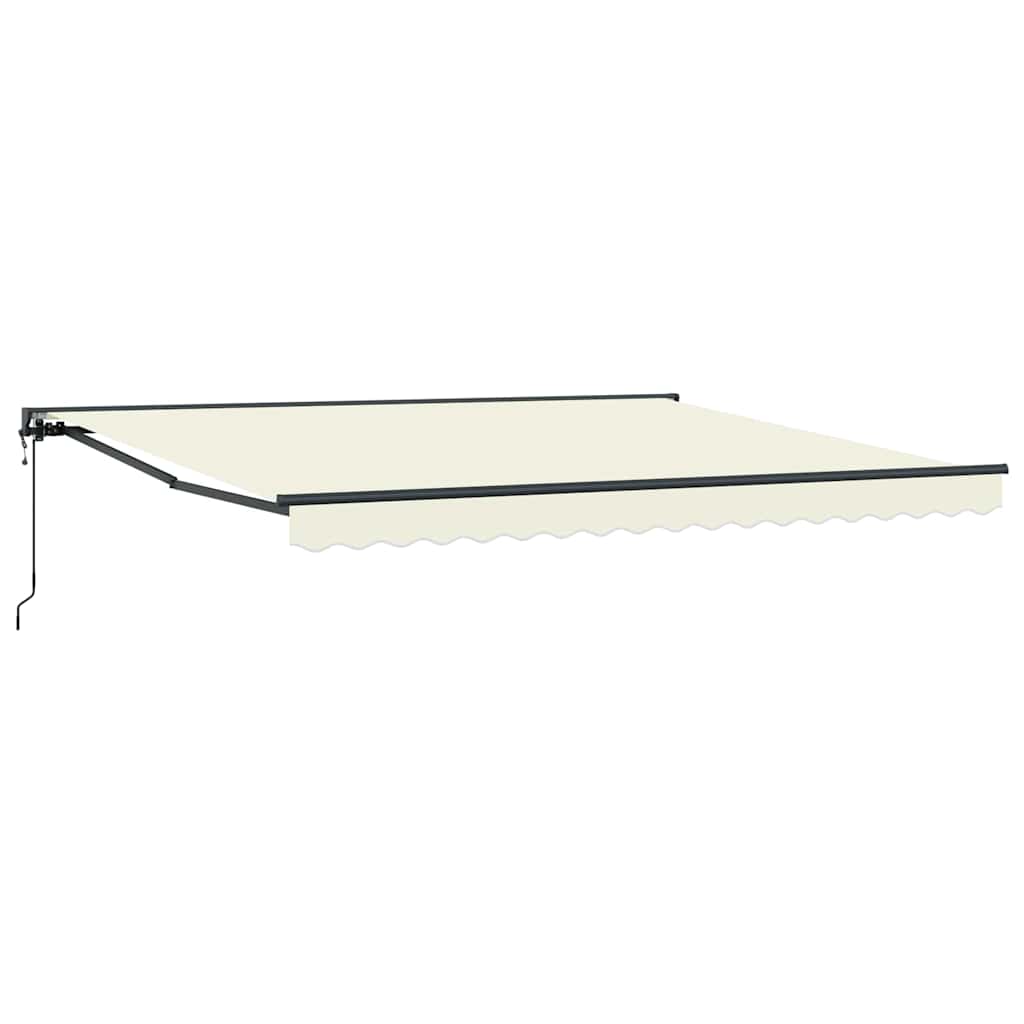 Kailastud raam Kreemjas 400 × 300 cm Polüester PU-kattega