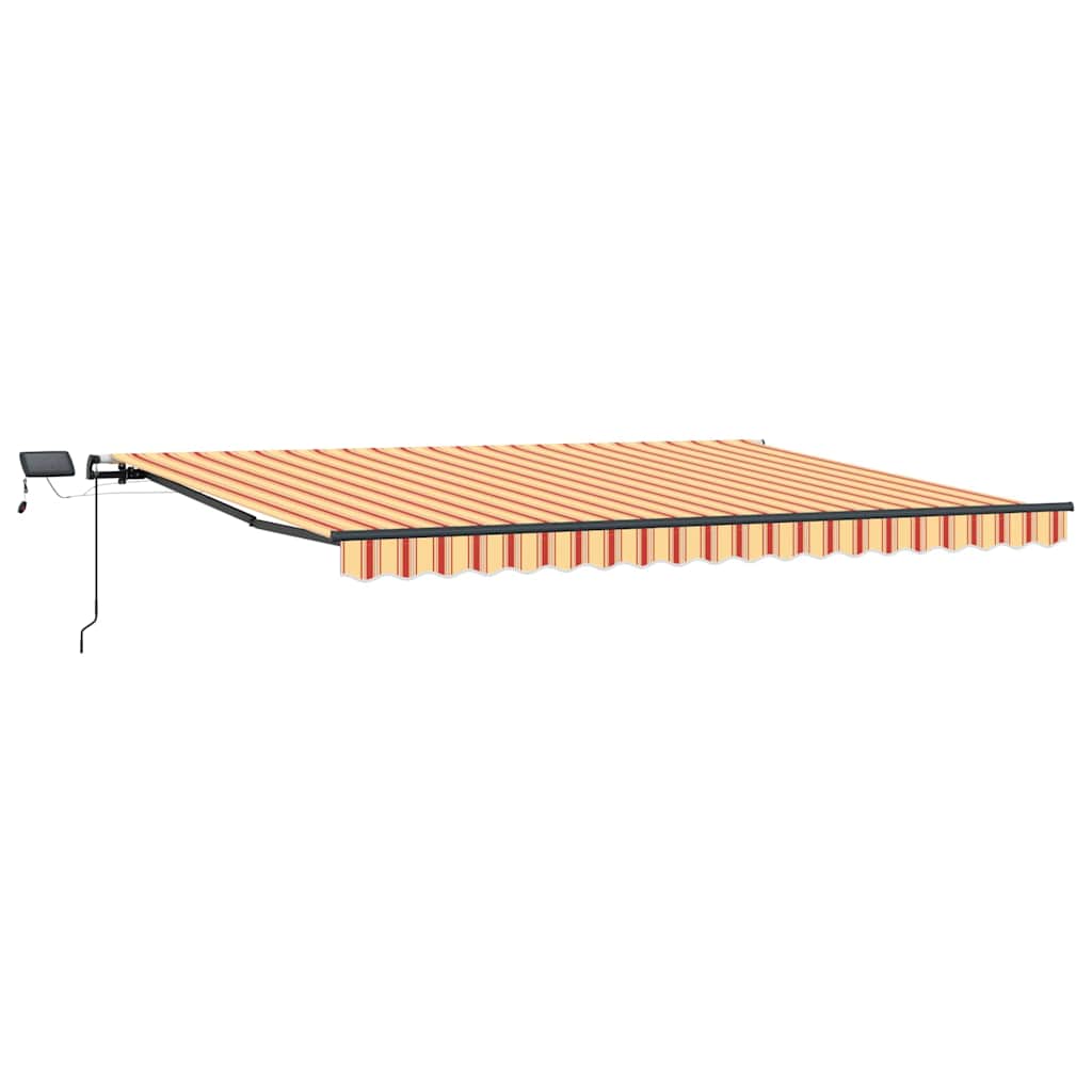Kokkuvolditav varikatus Kollane ja oranž 400 × 300 cm