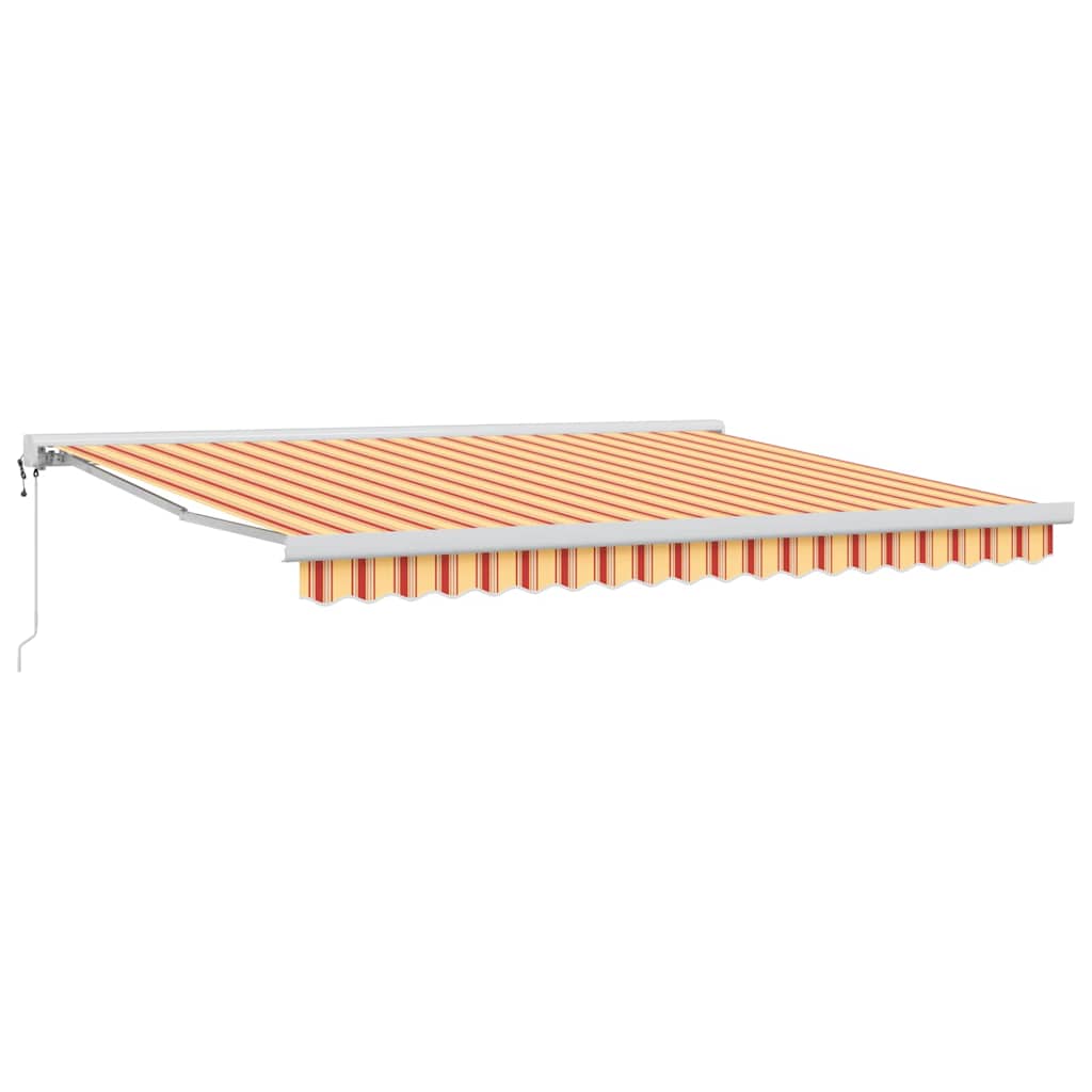 Kokkuvolditav varikatus Kollane ja Punane 400 × 300 cm