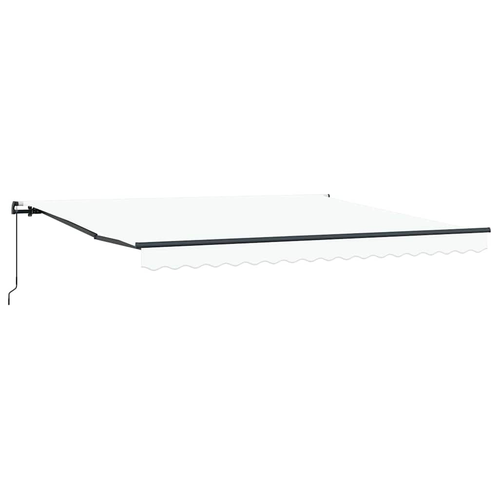 Kokkuvolditav varikatus Valge 400 × 300 cm