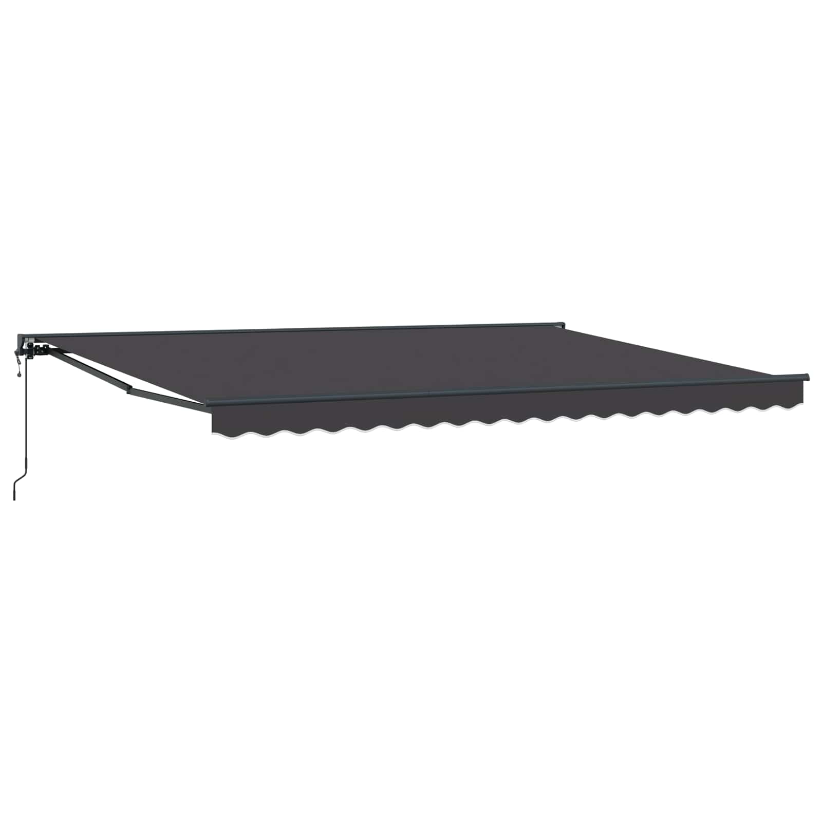 Kailastud raam Antratsiit 450 × 300 cm Polüester PU-kattega