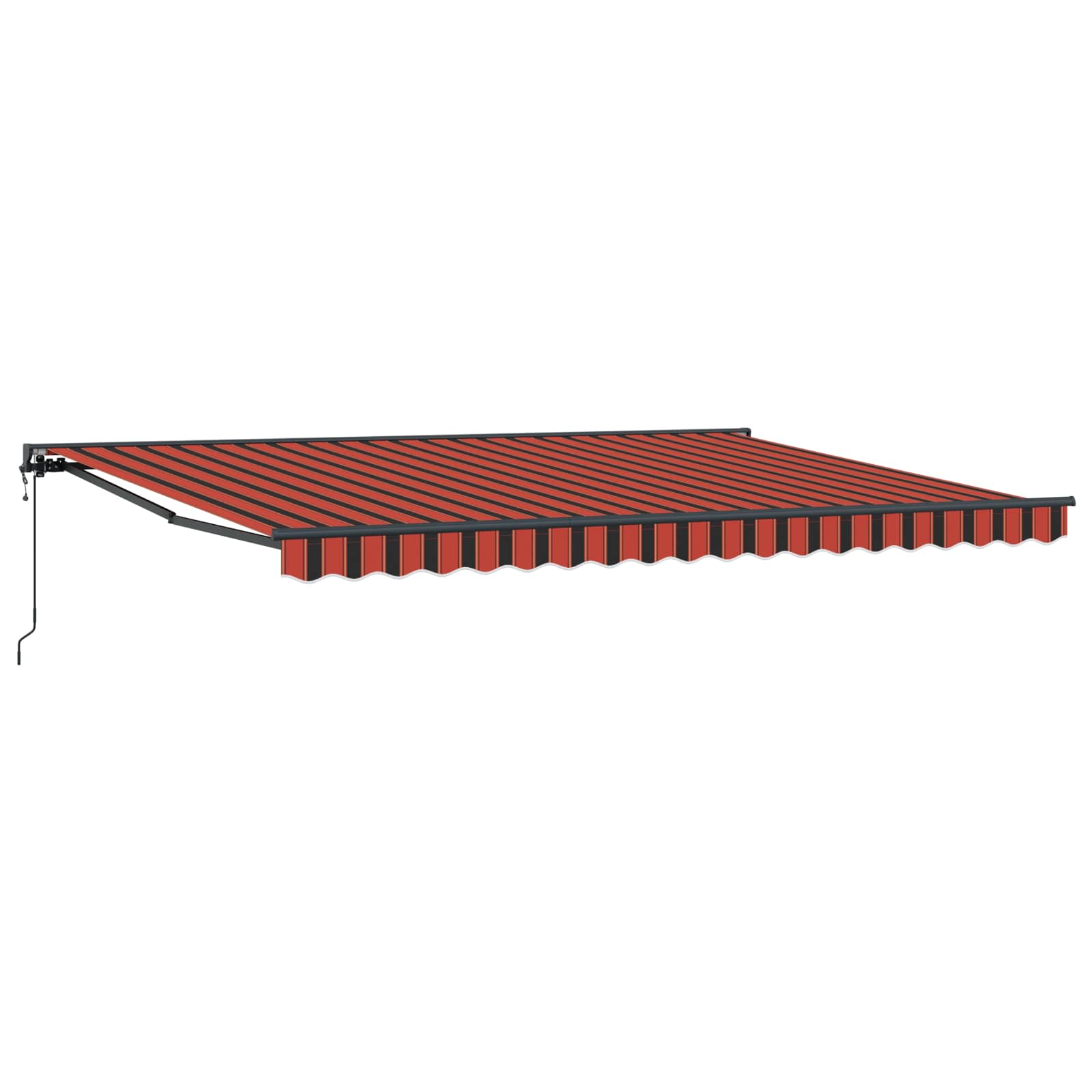 Kailastud raam Oranž ja Must 450 × 300 cm Polüester PU-kattega