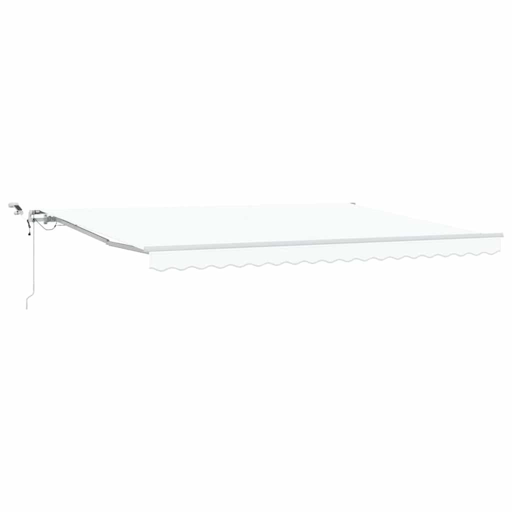 Kokkuvolditav varikatus Valge 450 × 350 cm Polüester