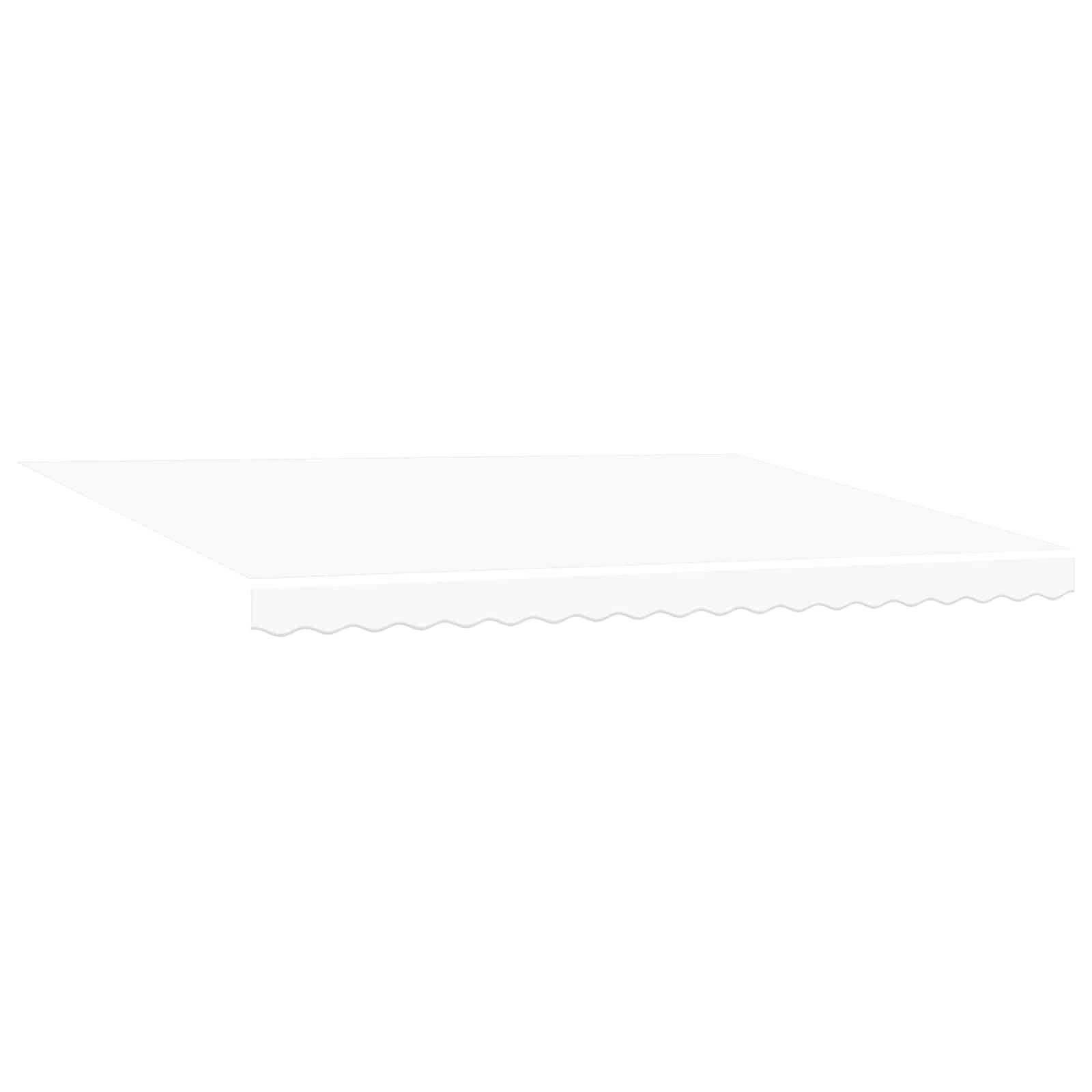 Kokkuvolditav varikatus Valge 450 × 350 cm