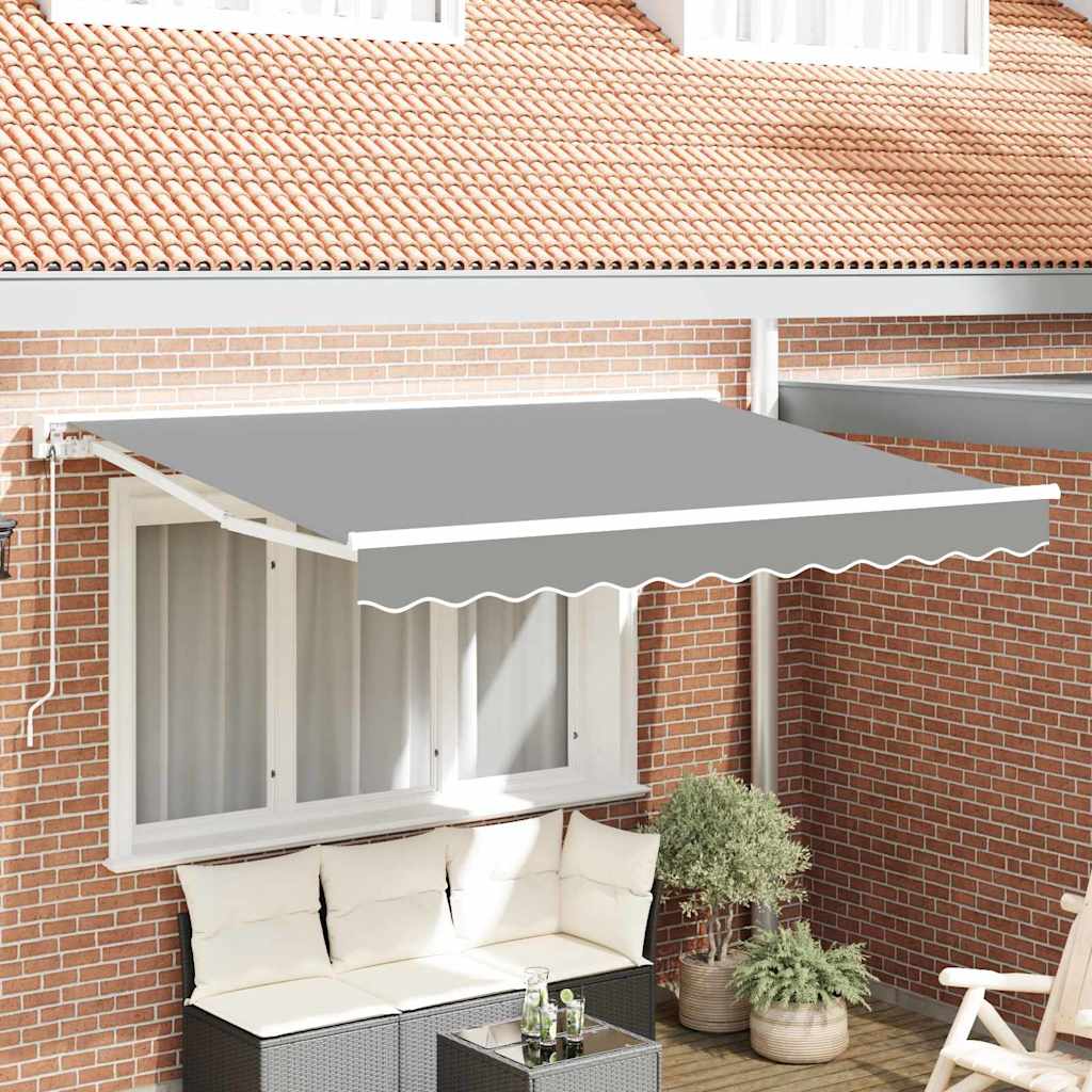 Electric Awning Frame 3,5 x 2 m Valge Pulbervärvitud alumiinium