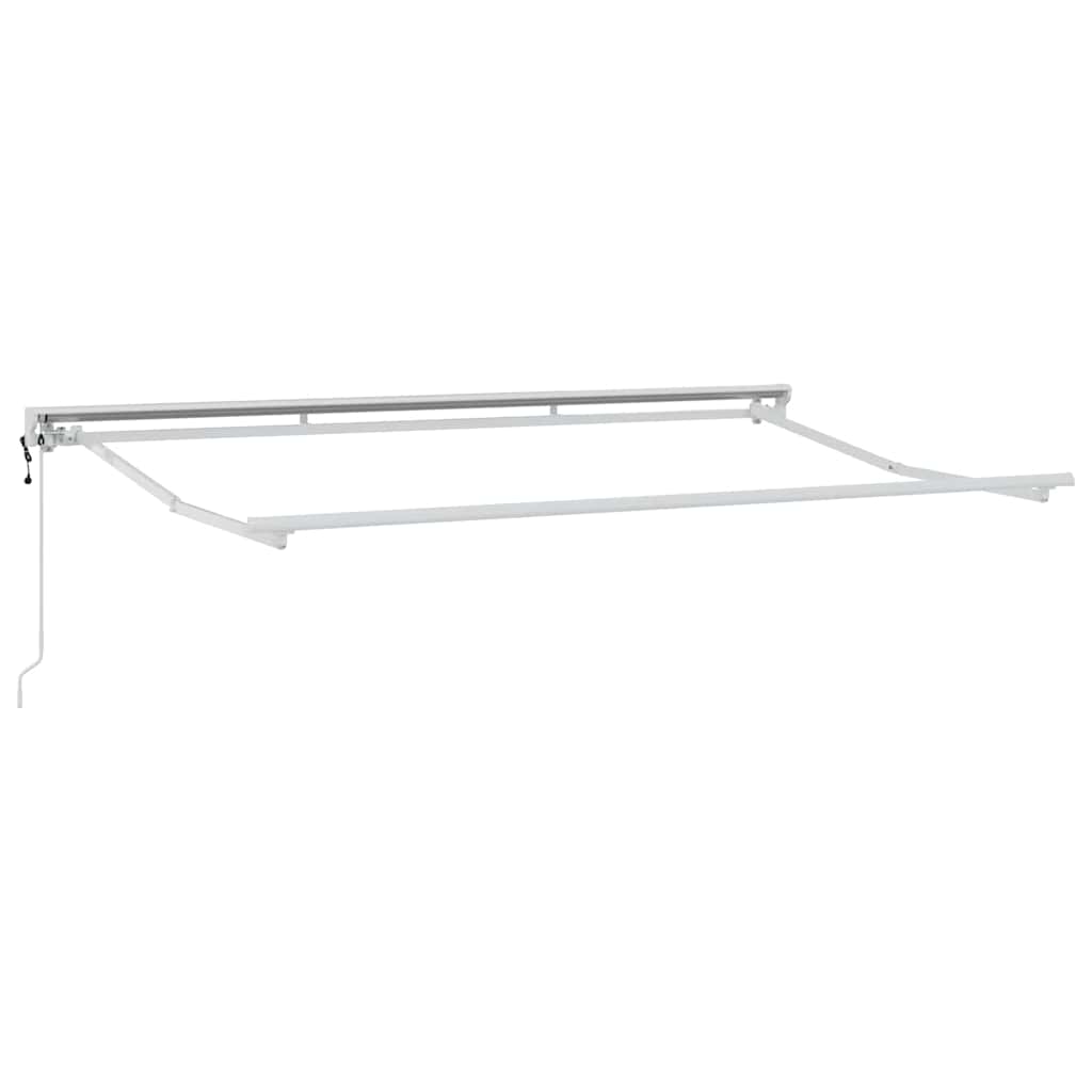 Electric Awning Frame 3,5 x 2 m Valge Pulbervärvitud alumiinium