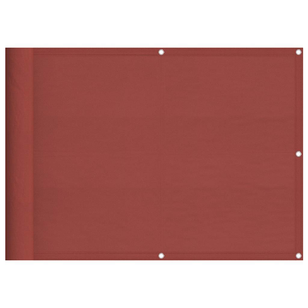 Rõdusirm, terrakota, 75 x 1000 cm, 100% polüester, Oxford