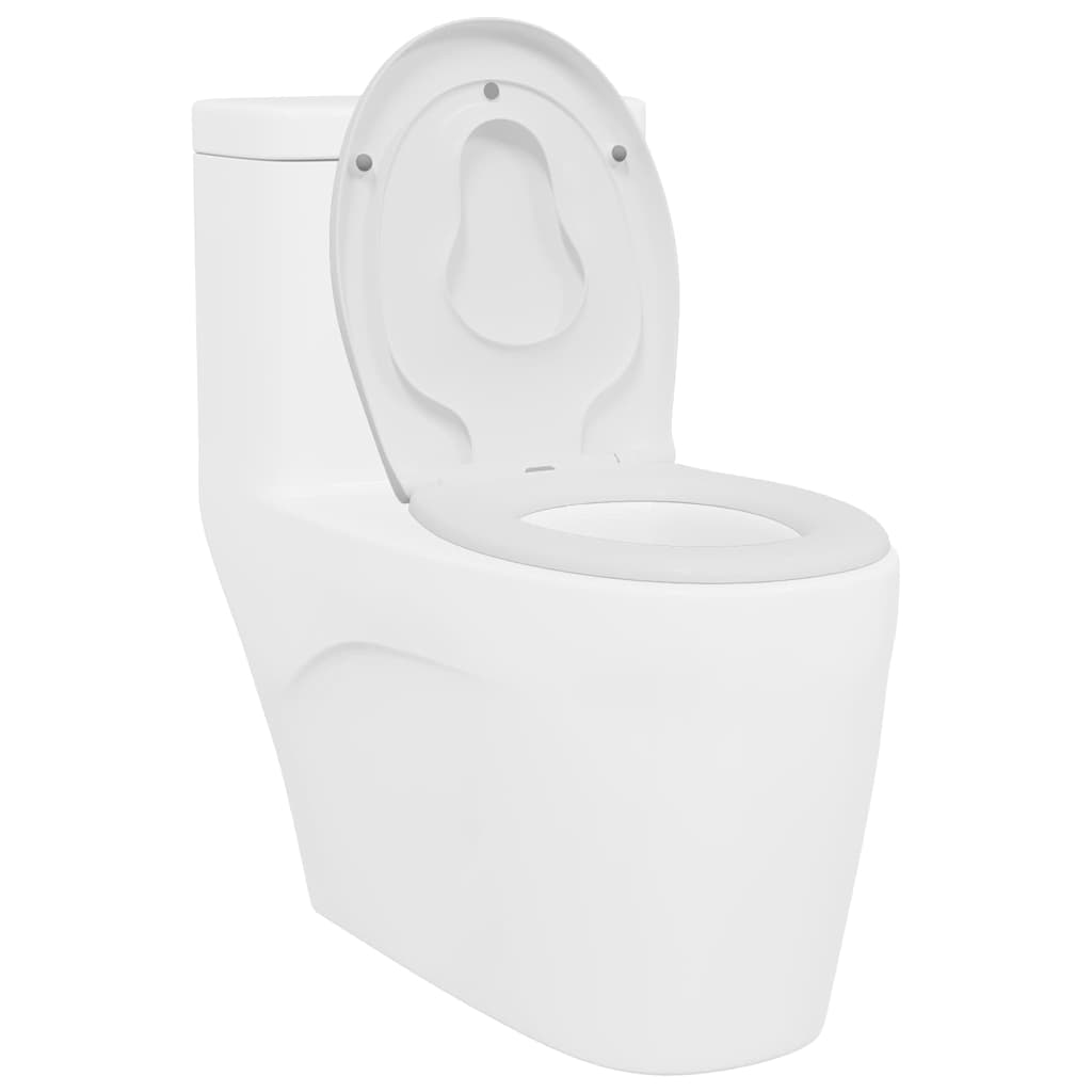 Tualettsari Valge 47 x 37 x 4 cm Duroplast