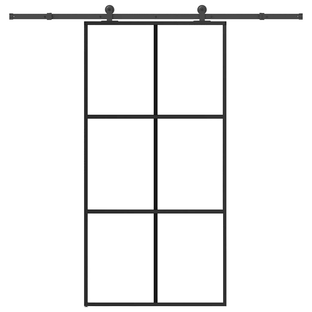 Lükanduks koos riistvara komplektiga 102x205 cm ESG klaas