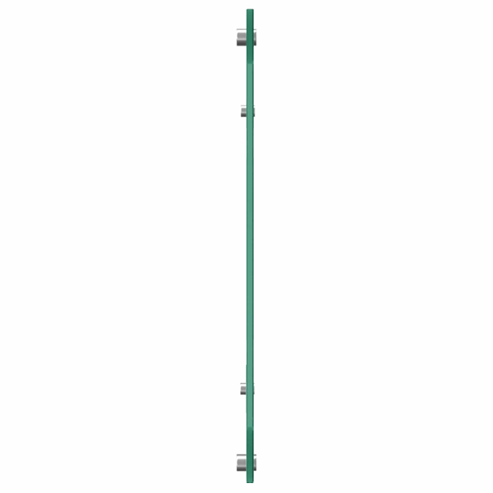 Köögiseina paneel Must 120 x 40 cm karastatud klaas