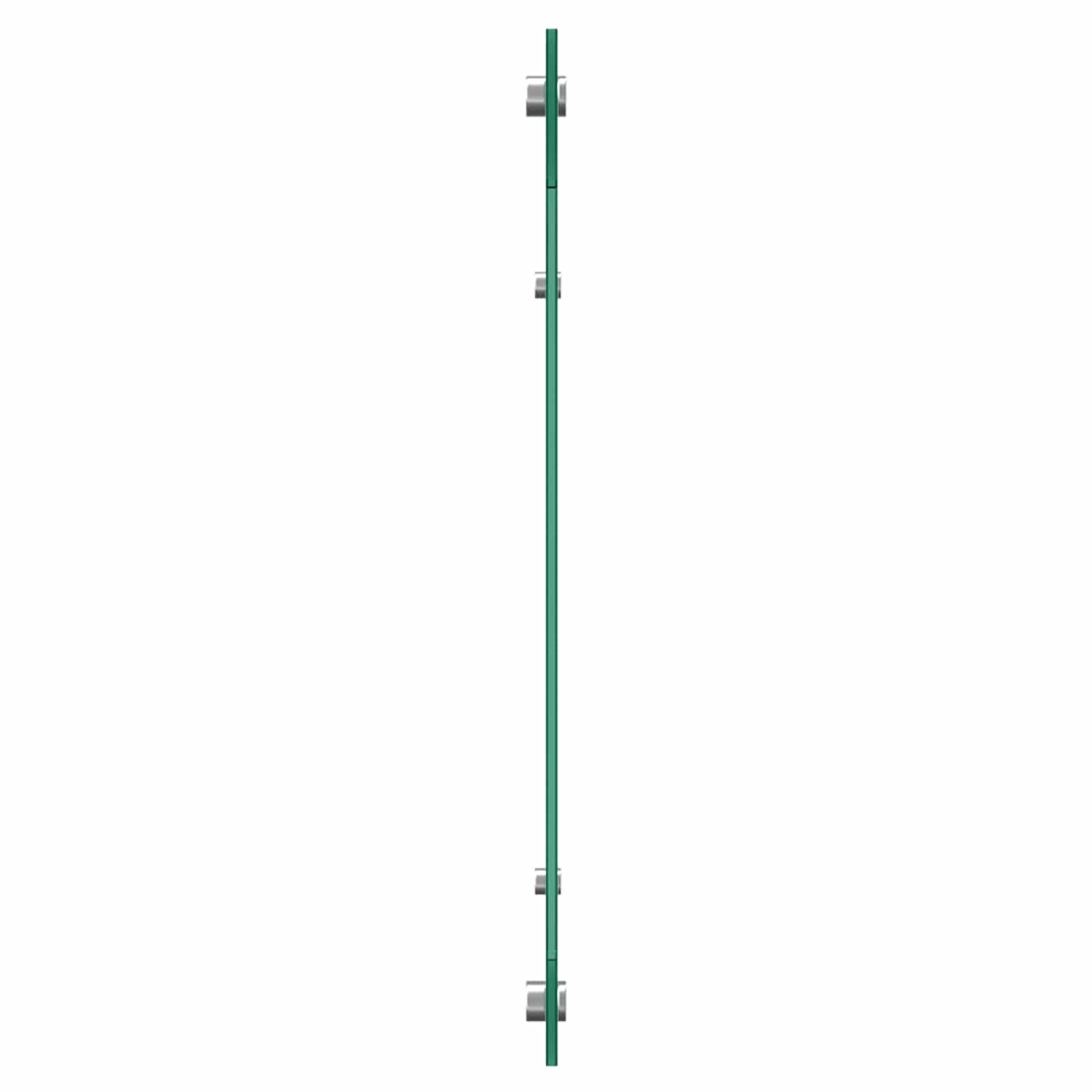 Köögiseina paneel Must 120 x 50 cm karastatud klaas