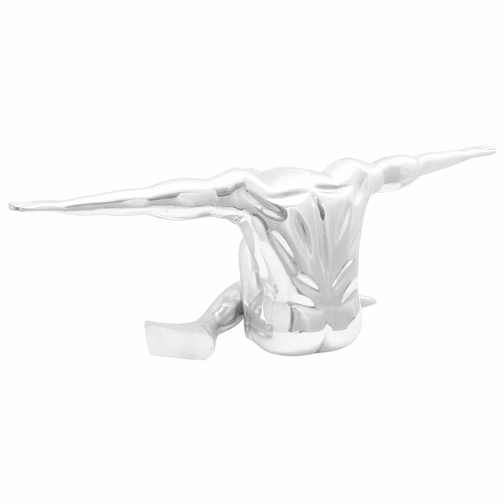 Skulptuur Hõbedane 91,5 x 32 x 33 cm Alumiinium