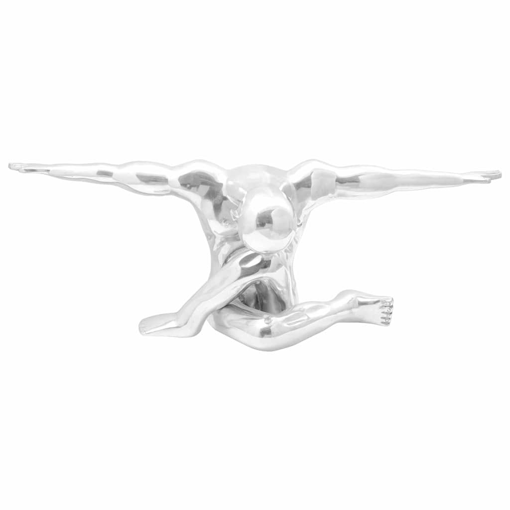 Skulptuur Hõbedane 91,5 x 32 x 33 cm Alumiinium