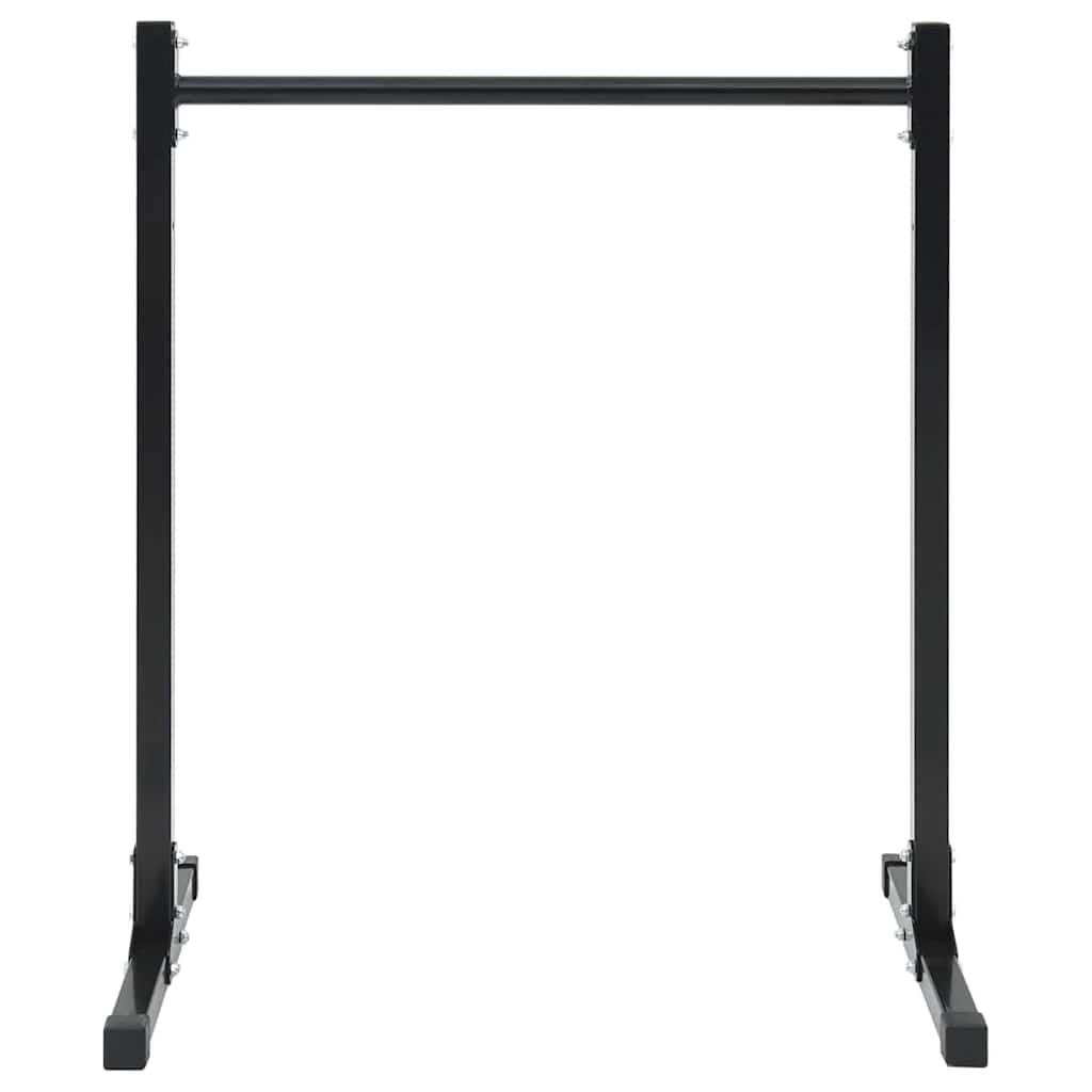 Dipijaam 2 tk Must 55 x 90 x 104.5 cm Pulbervärvitud teras