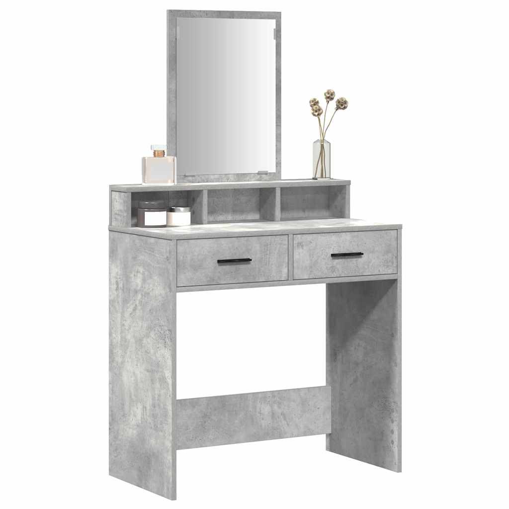 Riietumislaud Betoonhall 79 x 41 x 140 cm Tehispuit