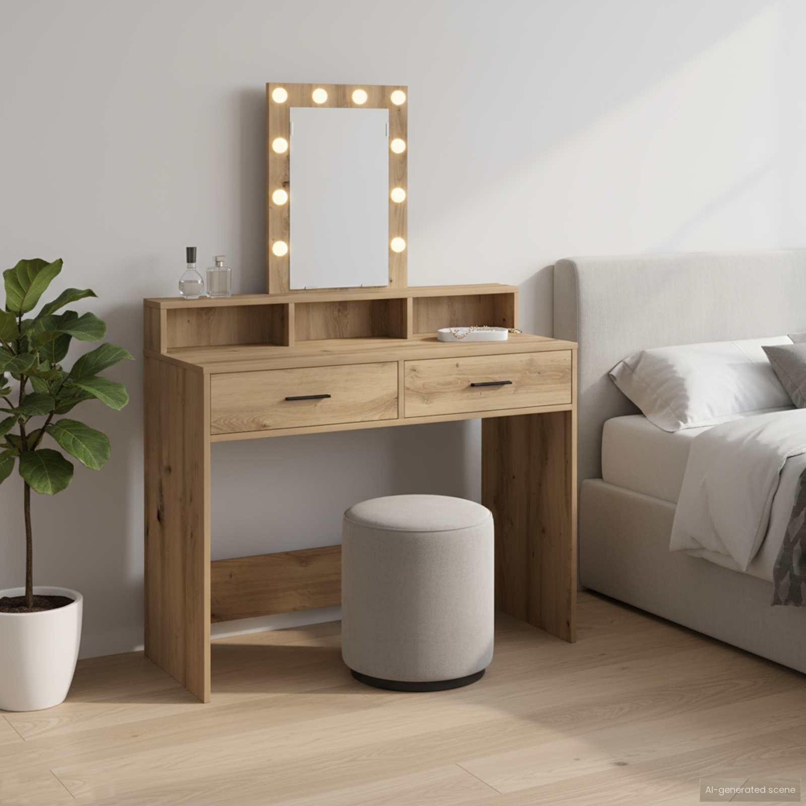 Riietumislaud Pruun 100 x 41 x 140 cm Tehispuit