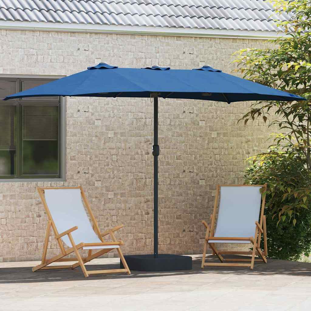 Aedapara 385 x 209 x 244 cm Polüester ja teras Azurblau