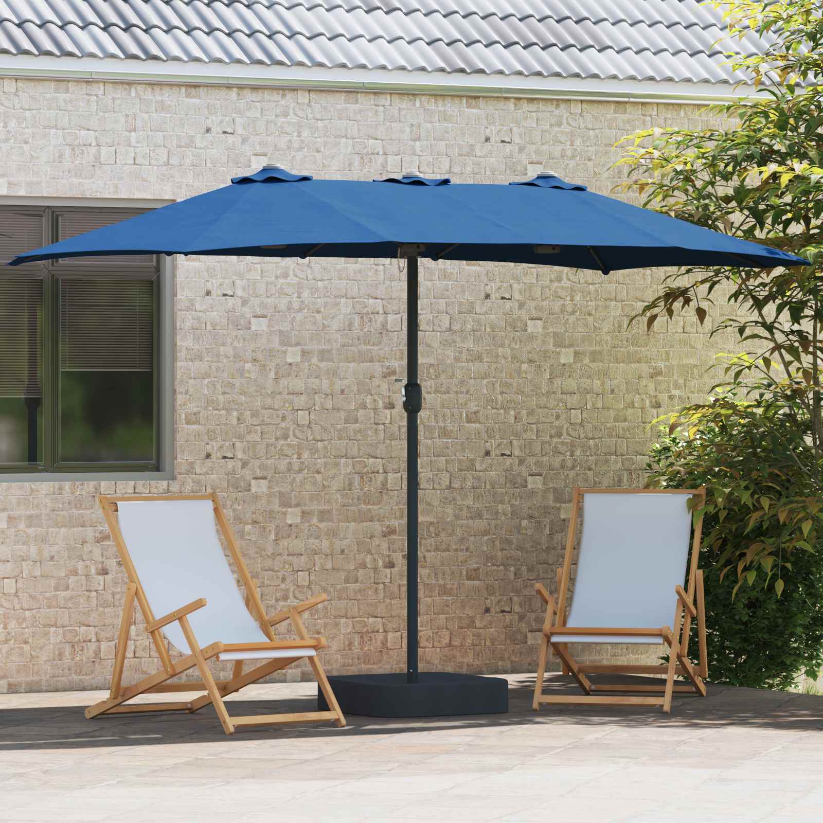 Aedapara 385 x 209 x 244 cm Polüester Azurblau